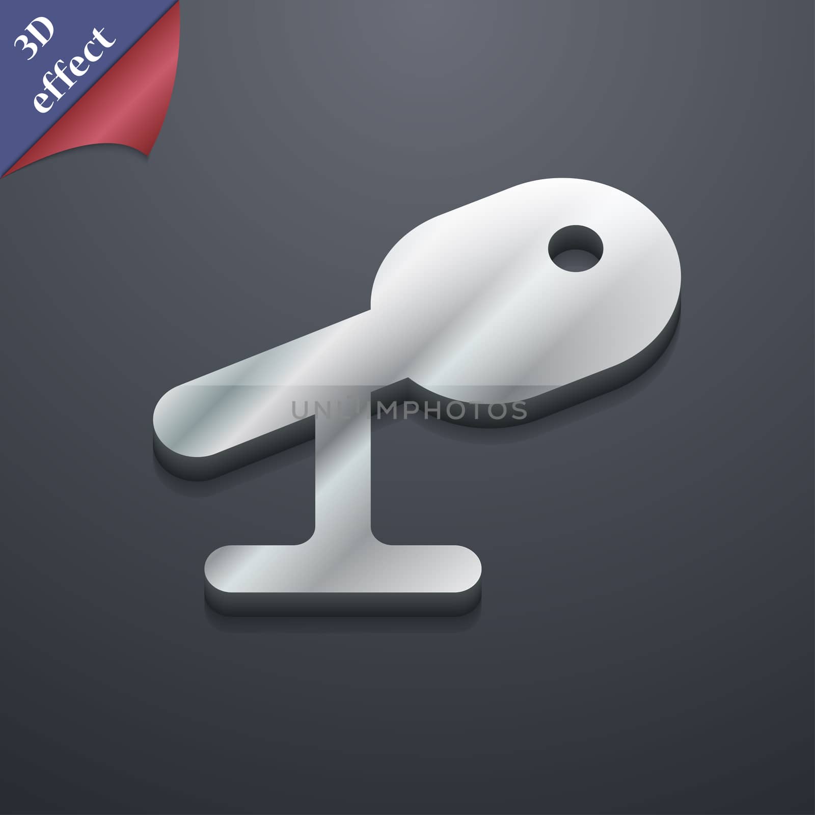 Microphone, Speaker icon symbol. 3D style. Trendy, modern design with space for your text illustration. Rastrized copy