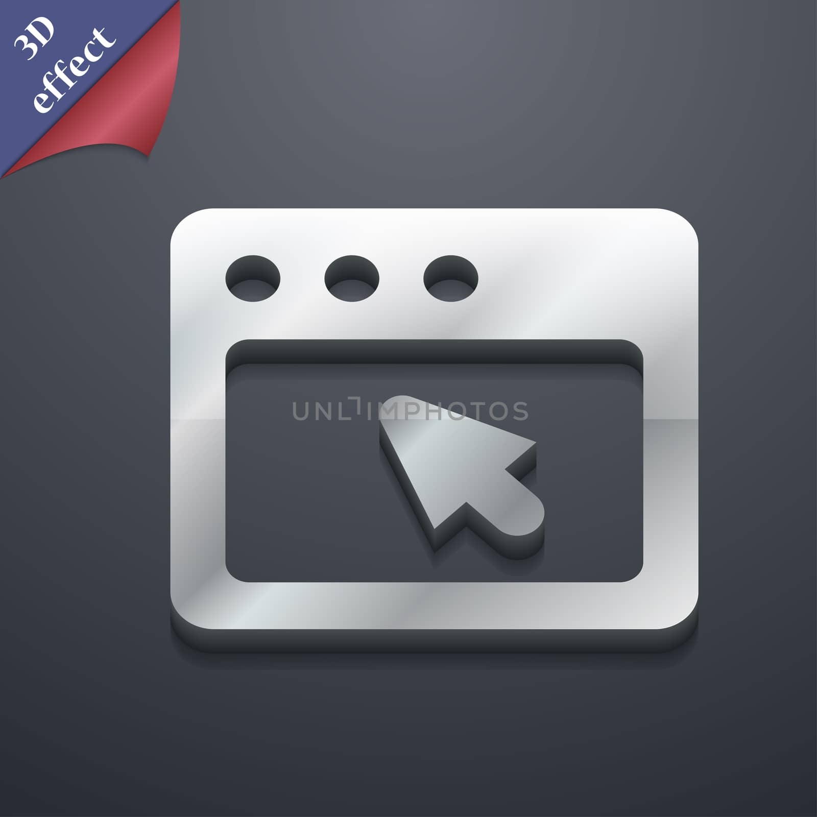 the dialog box icon symbol. 3D style. Trendy, modern design with space for your text . Rastrized by serhii_lohvyniuk