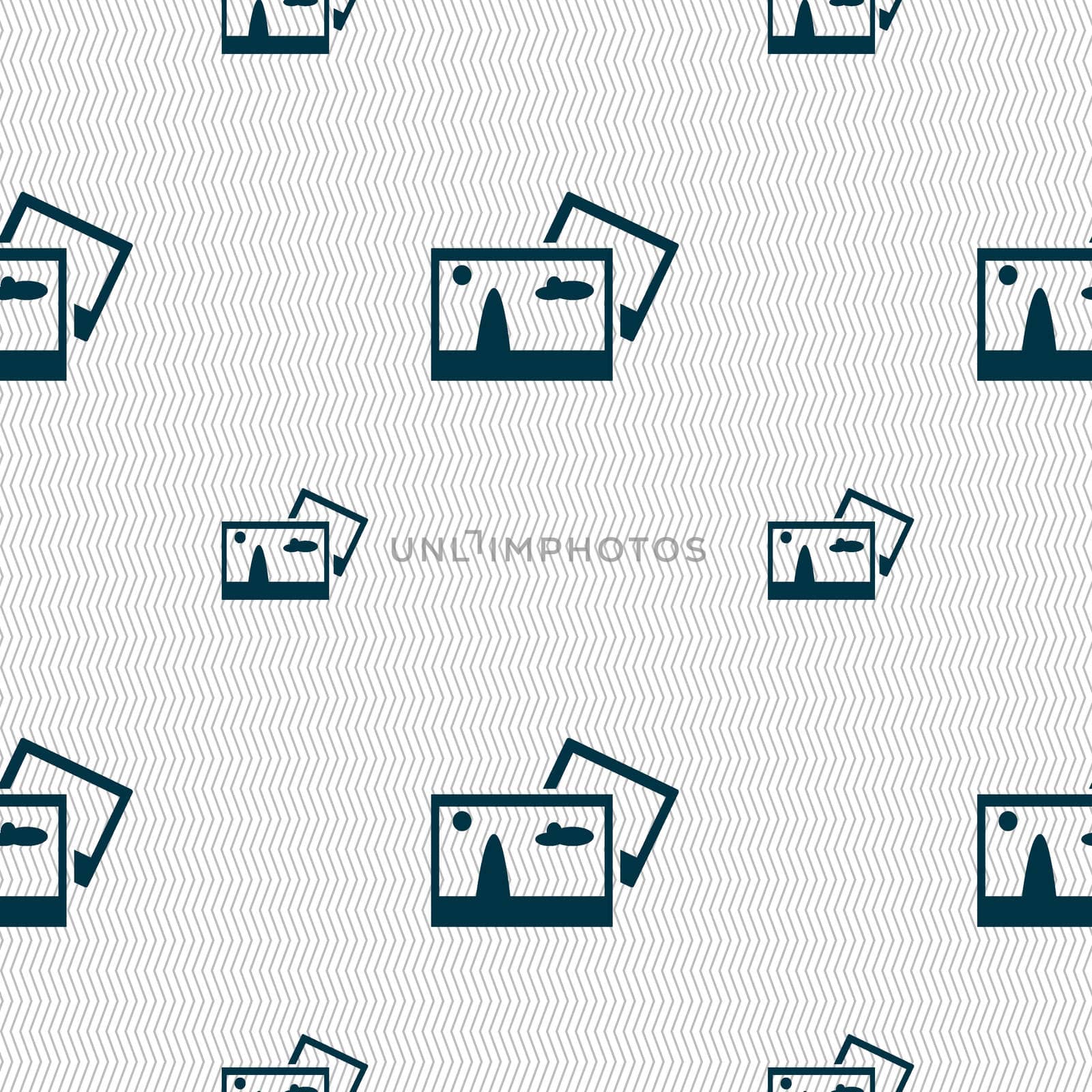 Copy File JPG sign icon. Download image file symbol. Seamless pattern with geometric texture.  by serhii_lohvyniuk