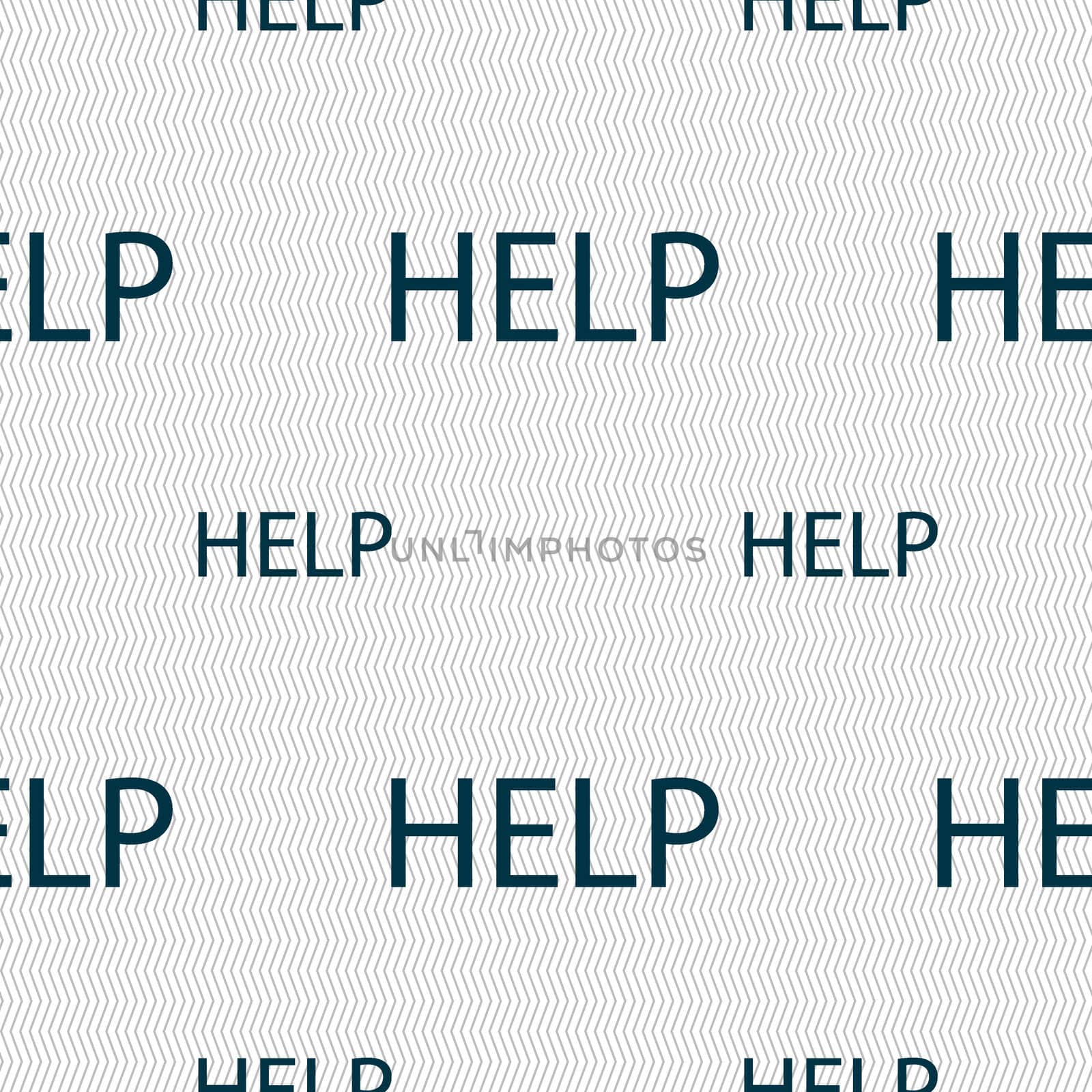 Help point sign icon. Question symbol. Seamless pattern with geometric texture. illustration