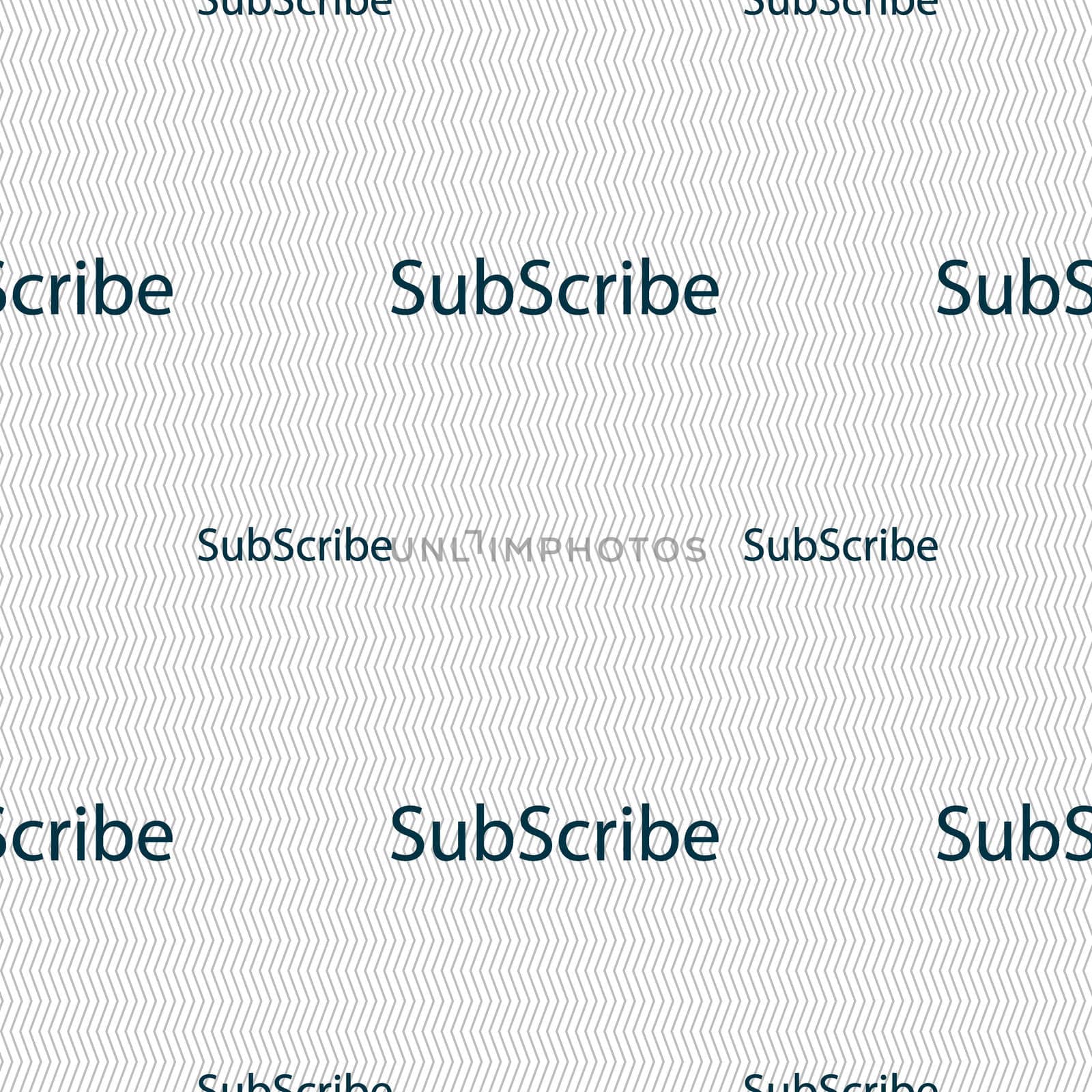 Subscribe sign icon. Membership symbol. Website navigation. Seamless pattern with geometric texture. illustration