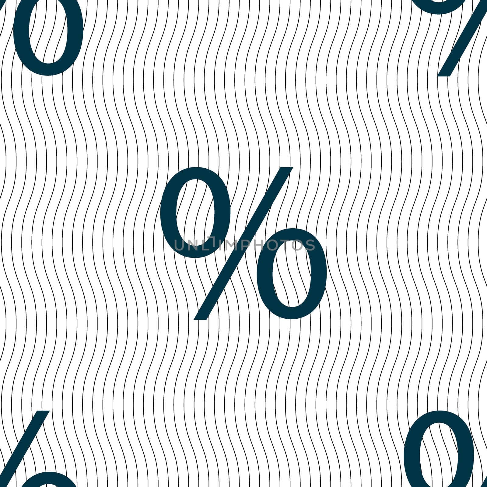 Discount percent sign icon. Modern interface website buttons. Seamless pattern with geometric texture. illustration