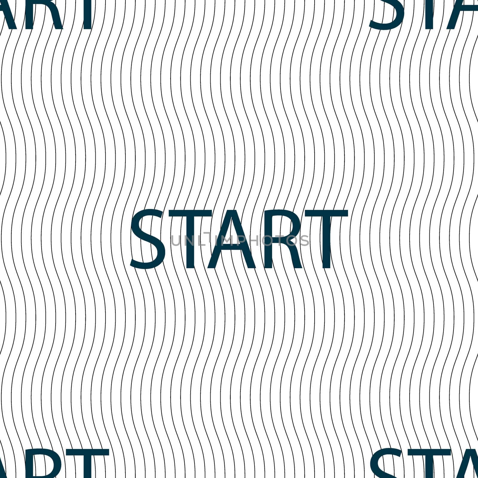 Start engine sign icon. Seamless pattern with geometric texture. illustration