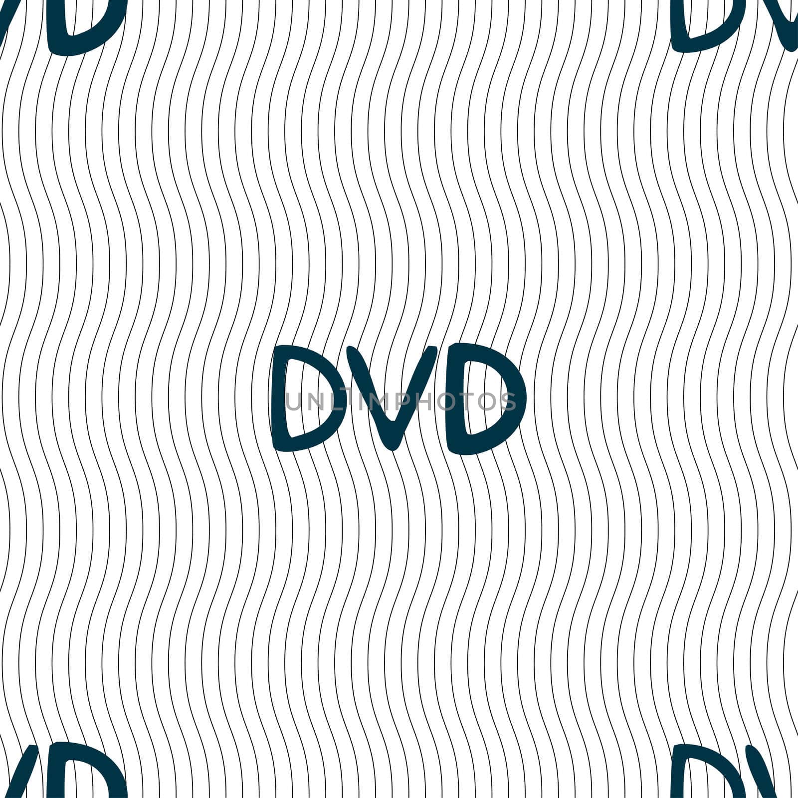dvd icon sign. Seamless pattern with geometric texture. illustration