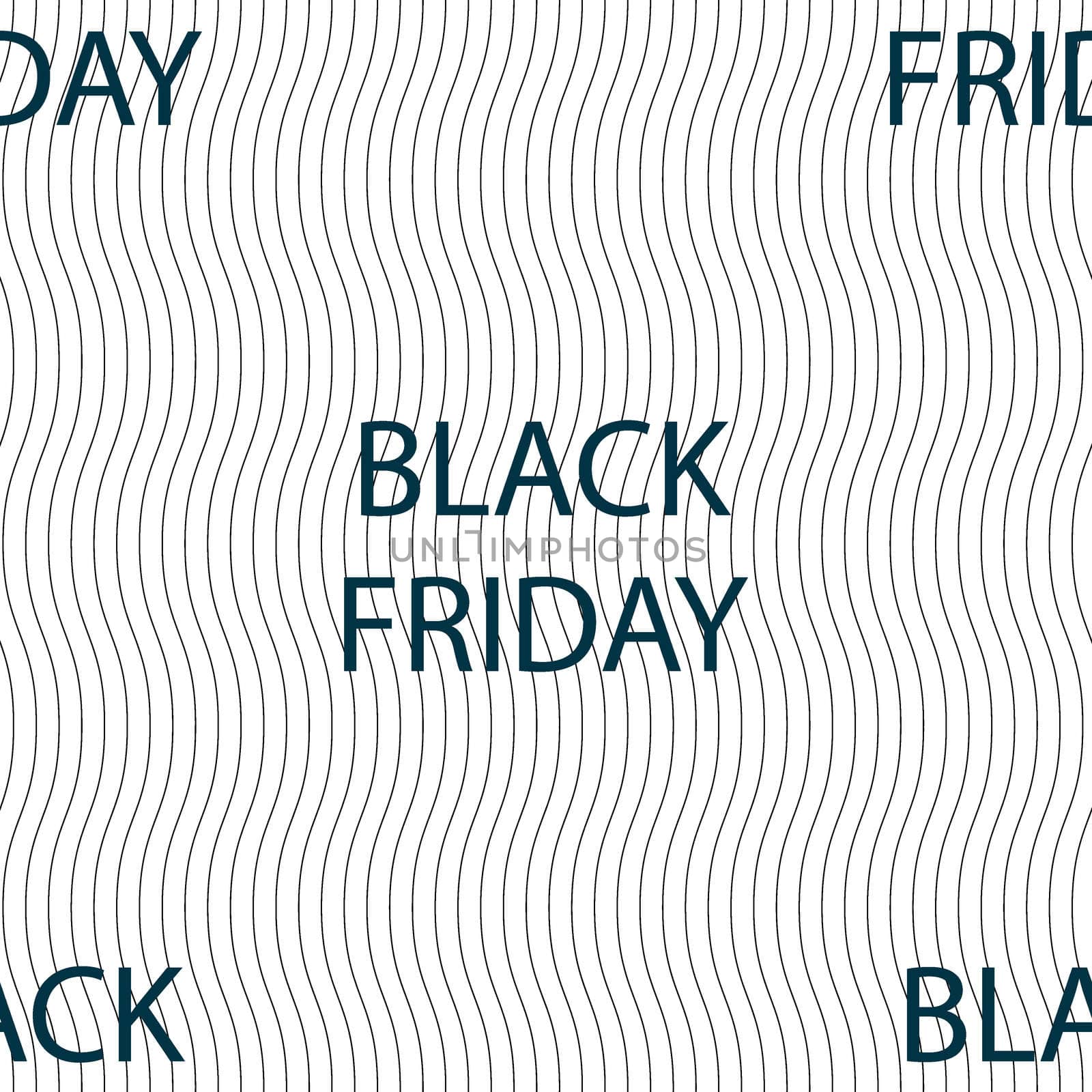 Black friday sign icon. Sale symbol.Special offer label. Seamless pattern with geometric texture. illustration