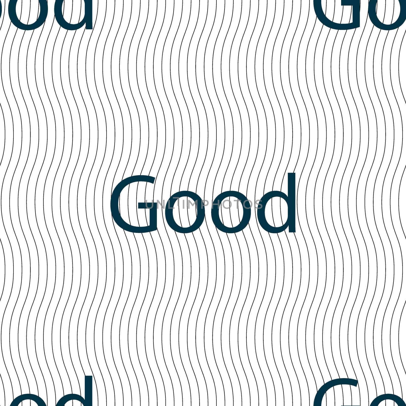 Good sign icon. Seamless pattern with geometric texture.  by serhii_lohvyniuk