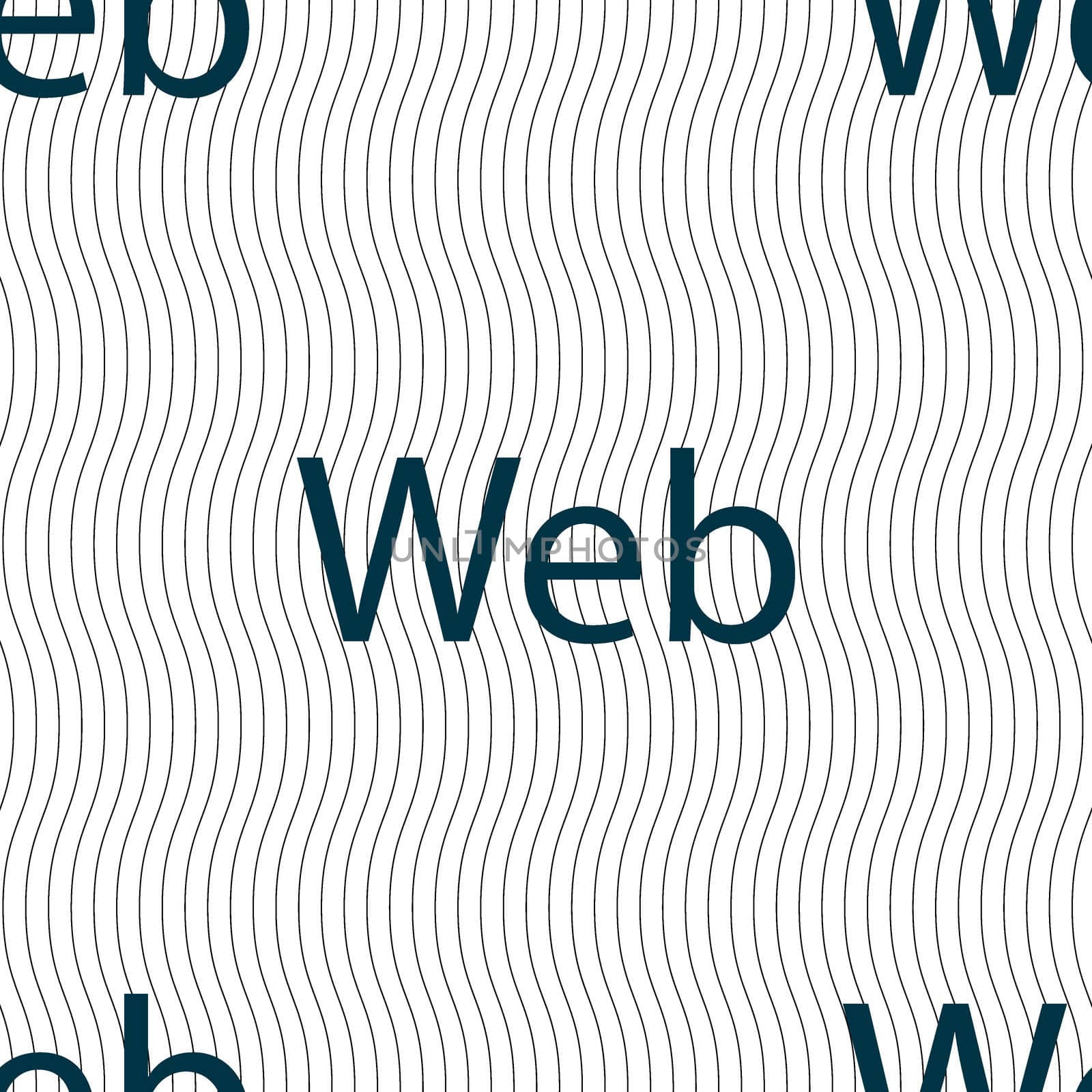 Web sign icon. World wide web symbol. Seamless pattern with geometric texture.  by serhii_lohvyniuk