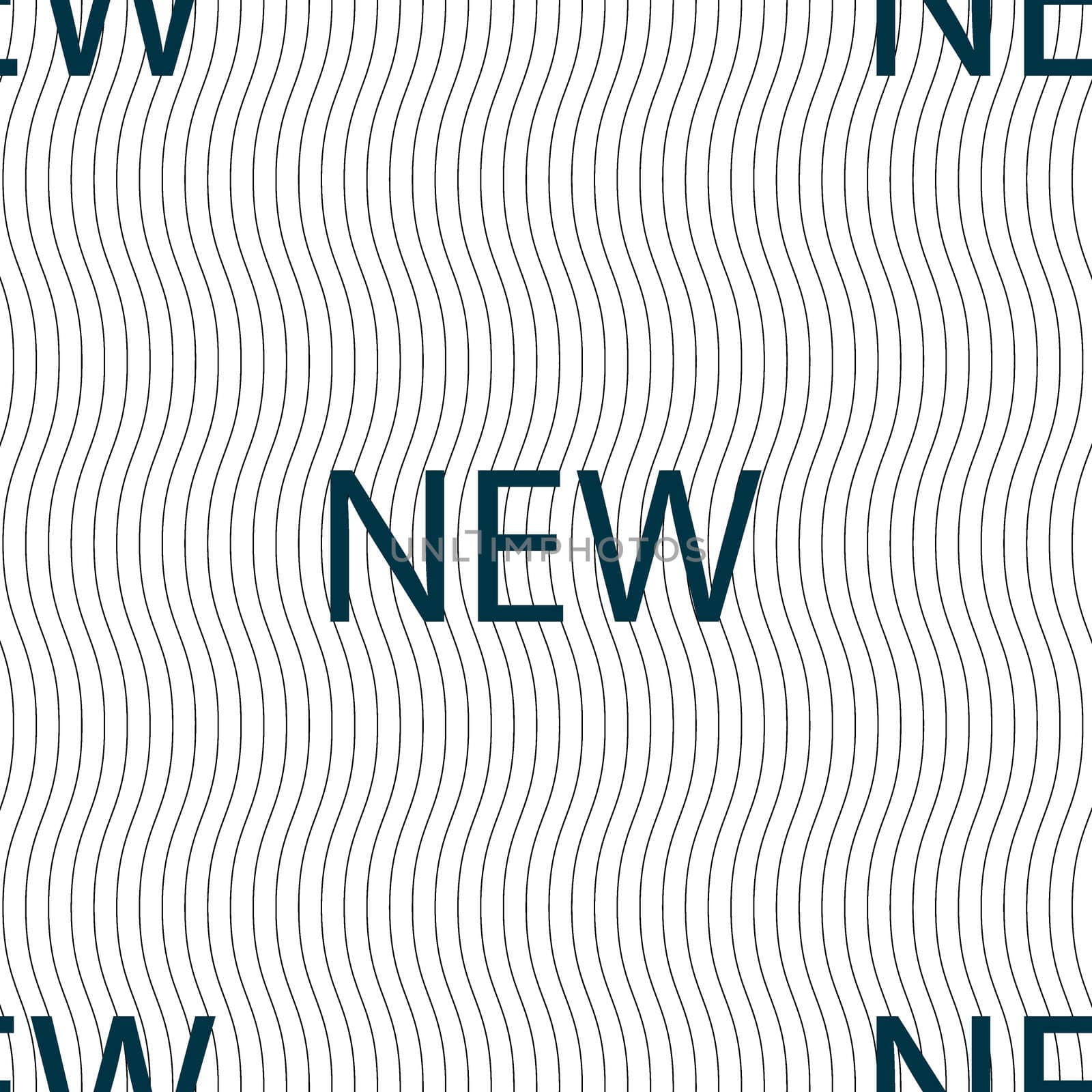 New sign icon. arrival button symbol. Seamless pattern with geometric texture.  by serhii_lohvyniuk