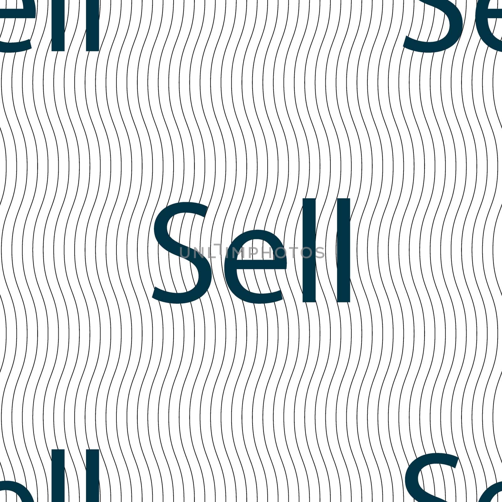 Sell sign icon. Contributor earnings button. Seamless pattern with geometric texture.  by serhii_lohvyniuk