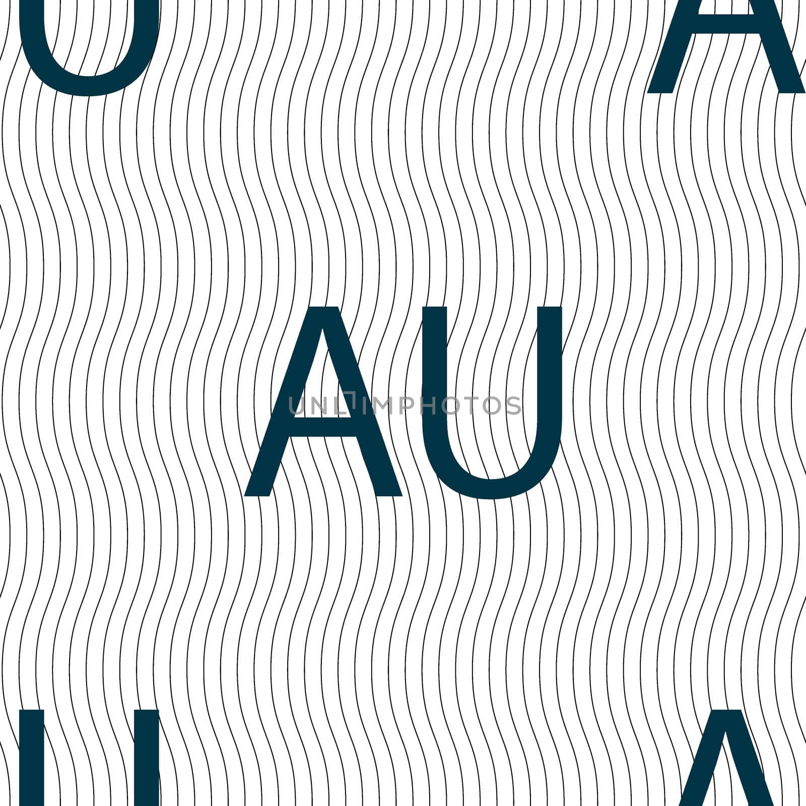 australia sign icon. Seamless pattern with geometric texture. illustration