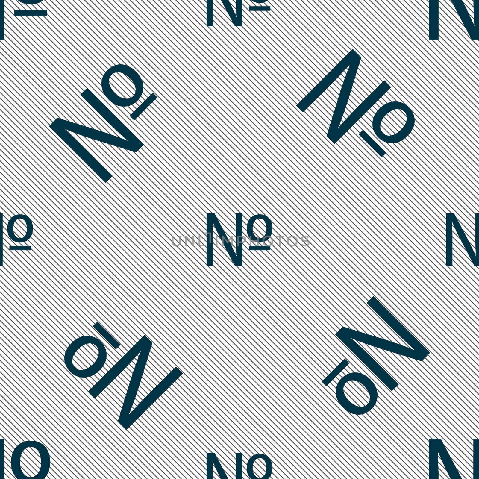 number icon. Set Flat modern. Seamless pattern with geometric texture.  by serhii_lohvyniuk