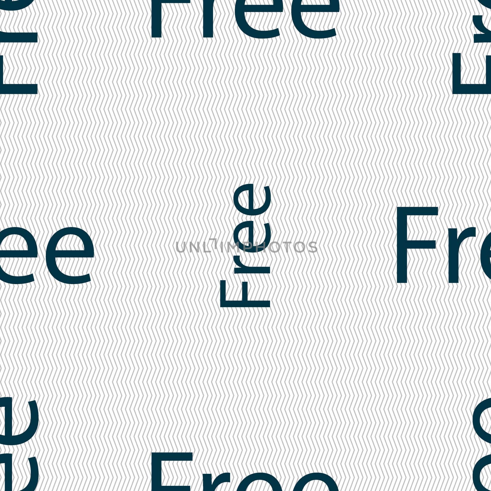 Free sign icon. Special offer symbol. Seamless abstract background with geometric shapes.  by serhii_lohvyniuk