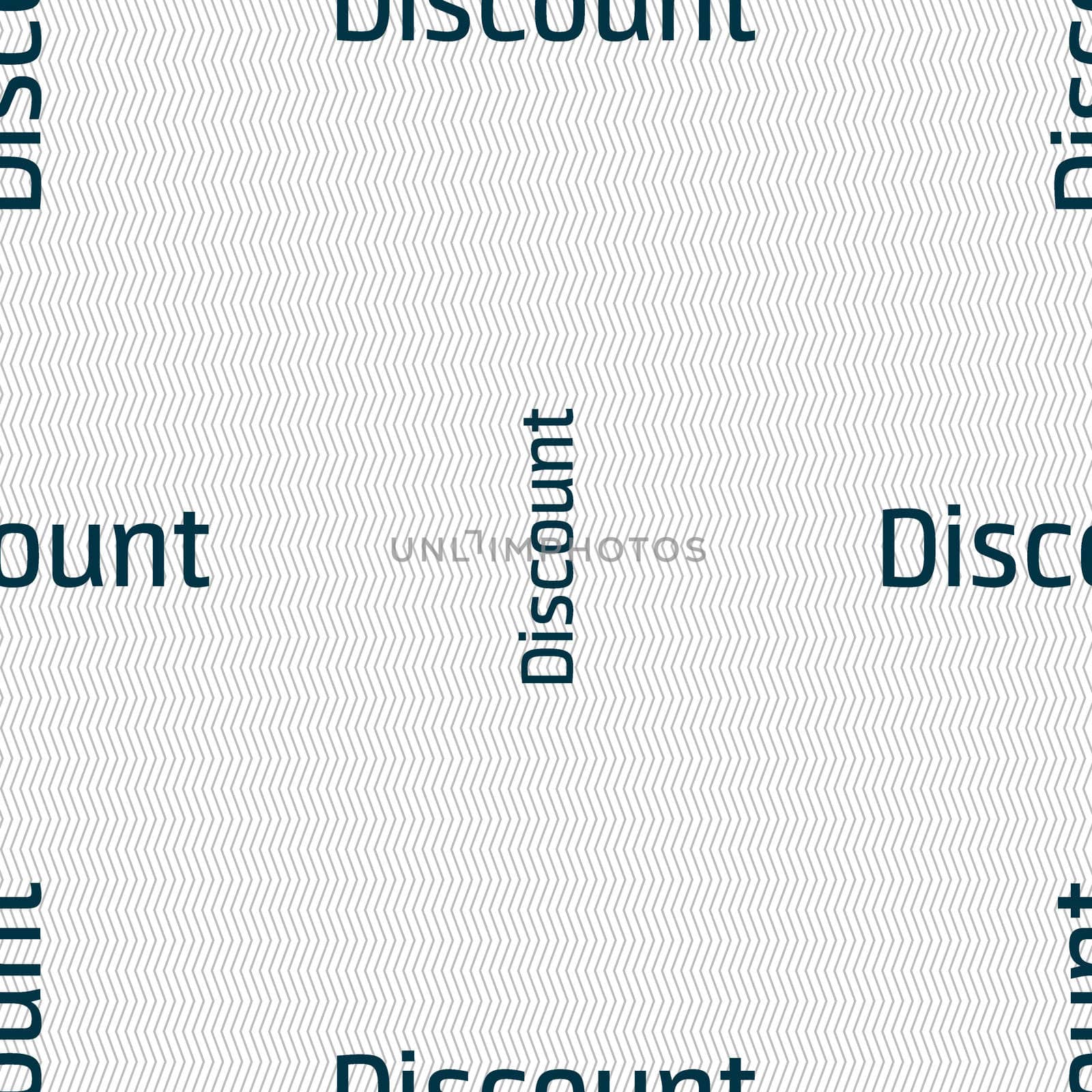 discount sign icon. Sale symbol. Special offer label. Seamless abstract background with geometric shapes. illustration