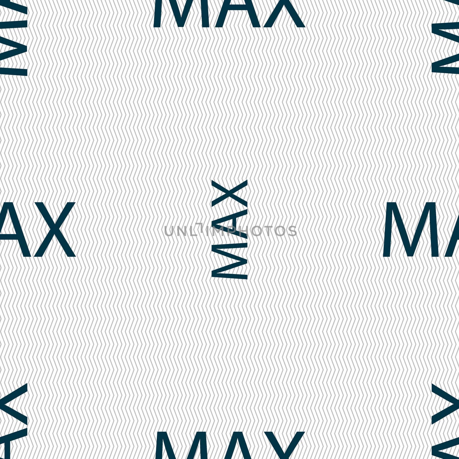 maximum sign icon. Seamless abstract background with geometric shapes.  by serhii_lohvyniuk