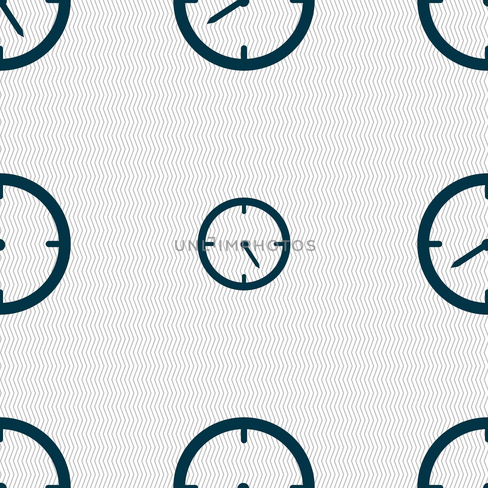 Timer sign icon. Stopwatch symbol.. Seamless abstract background with geometric shapes. illustration