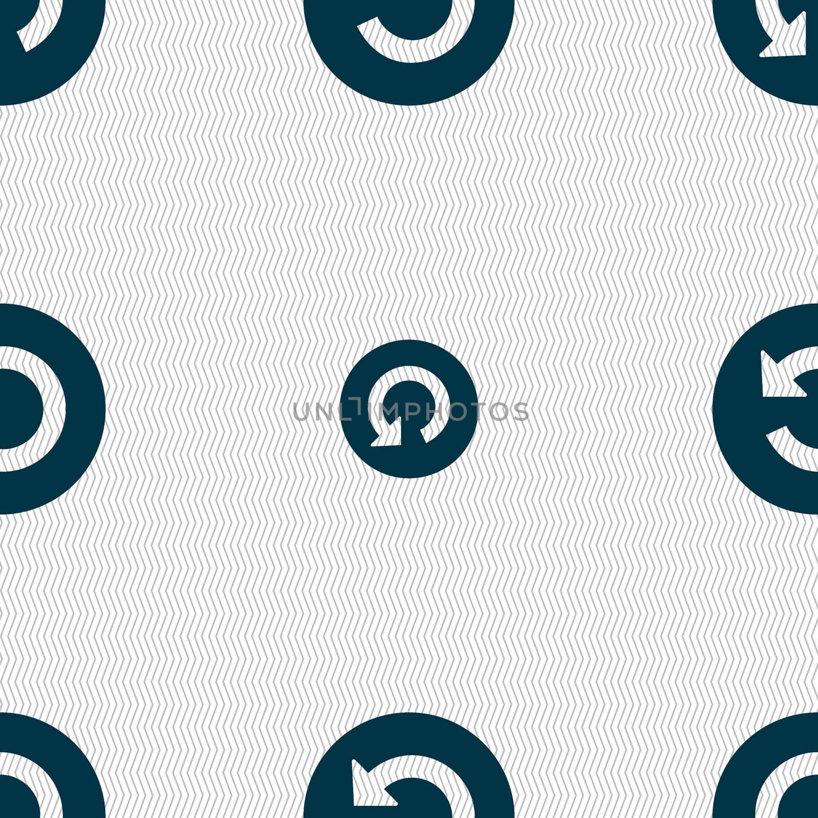 Upgrade, arrow icon sign. Seamless abstract background with geometric shapes.  by serhii_lohvyniuk