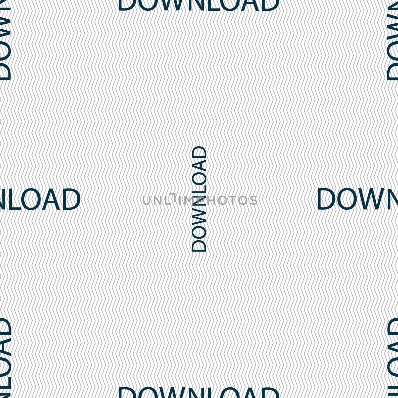Download icon. Upload button. Load symbol. Seamless abstract background with geometric shapes.  by serhii_lohvyniuk