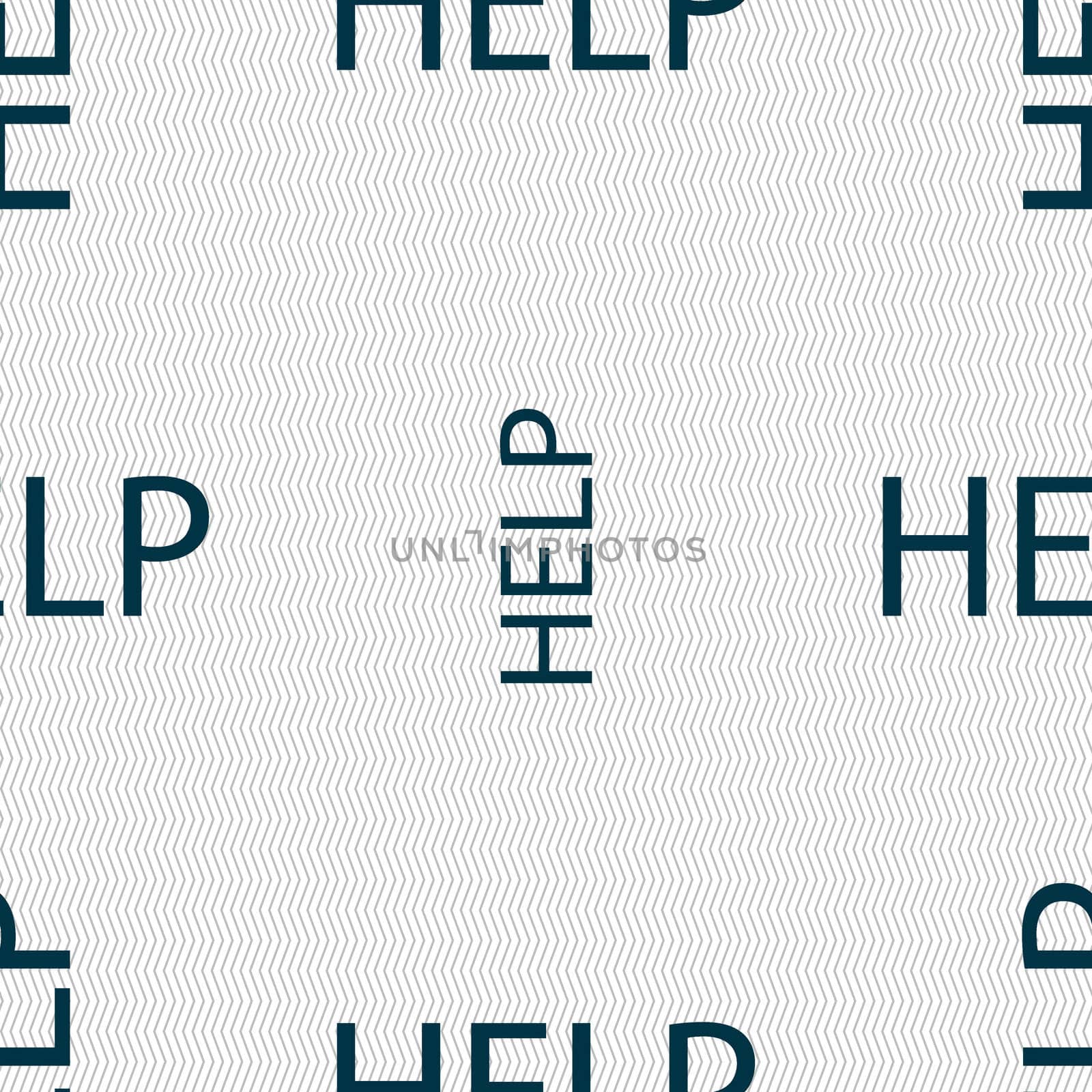 Help point sign icon. Question symbol. Seamless abstract background with geometric shapes.  by serhii_lohvyniuk