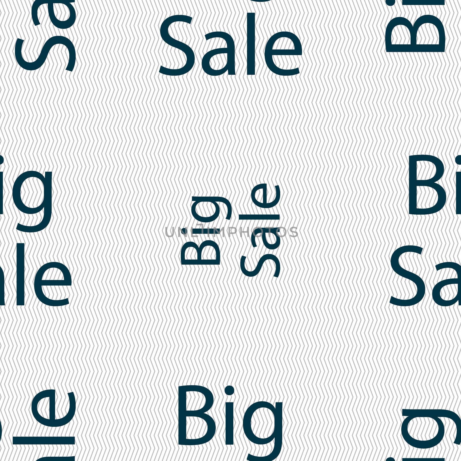 Big sale sign icon. Special offer symbol. Seamless abstract background with geometric shapes.  by serhii_lohvyniuk
