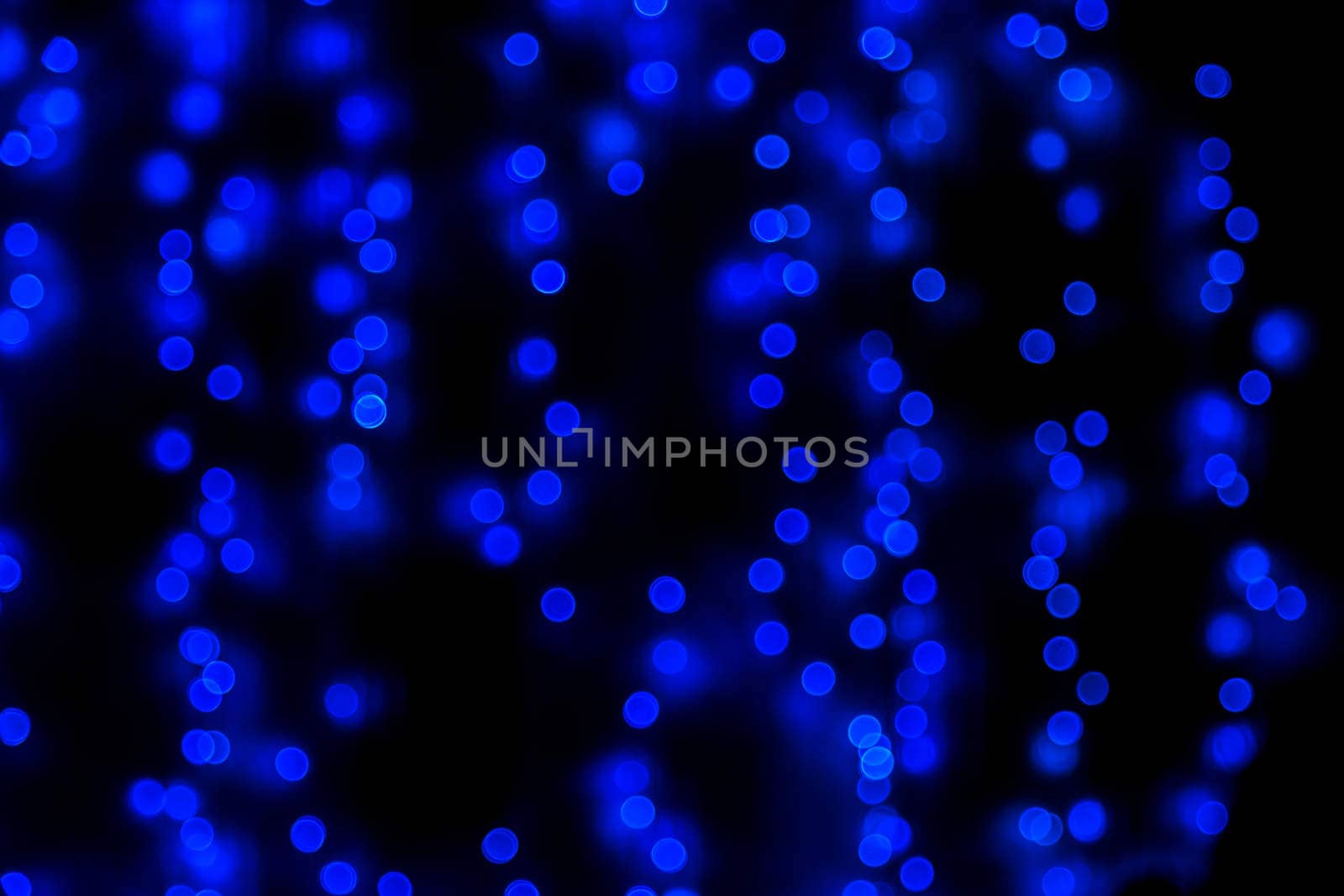 Blue glitter bokeh lights bokeh defocused background