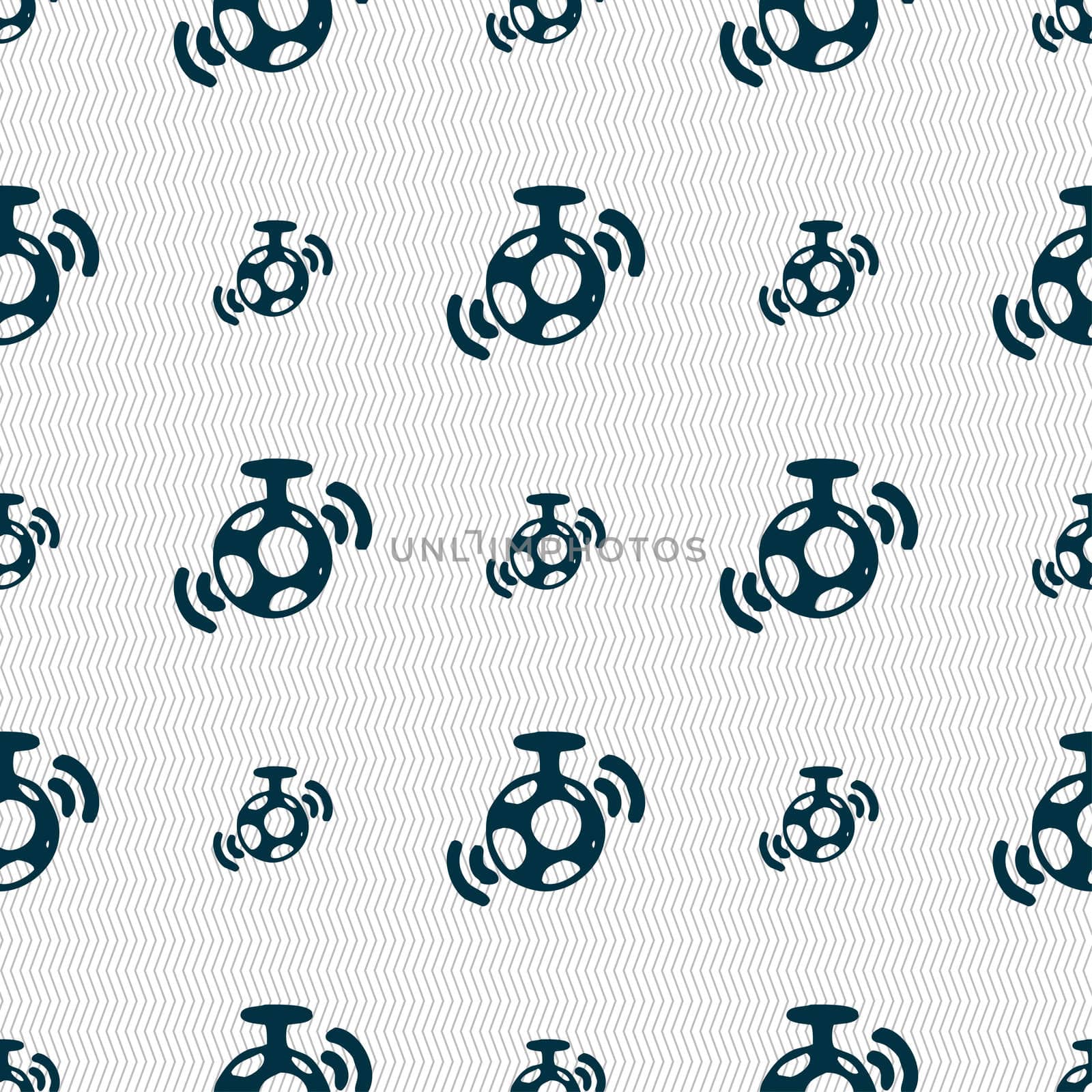 mirror ball disco icon sign. Seamless pattern with geometric texture. illustration