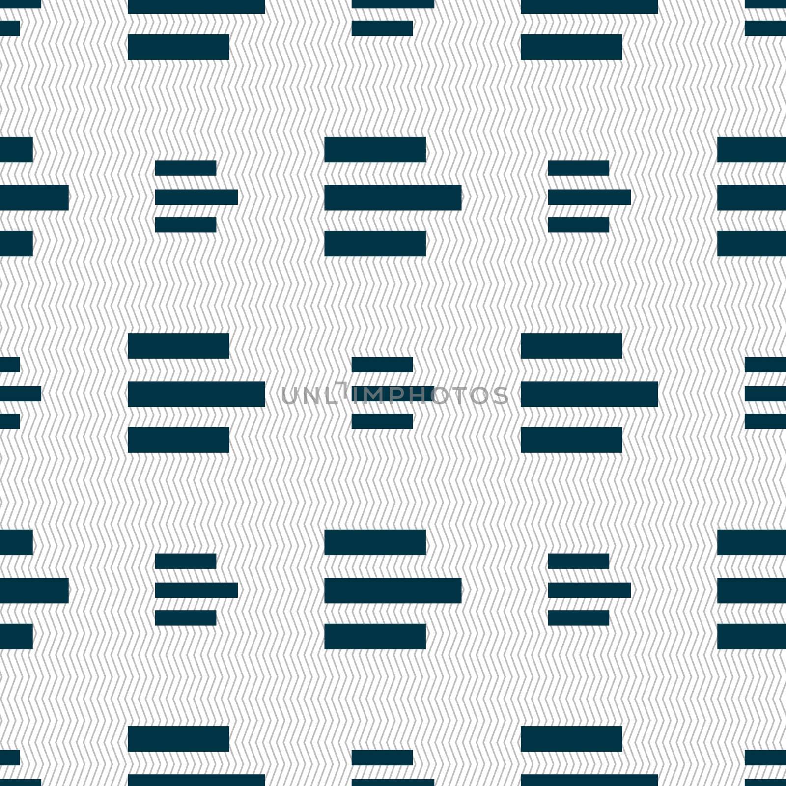 Left-aligned icon sign. Seamless abstract background with geometric shapes.  by serhii_lohvyniuk