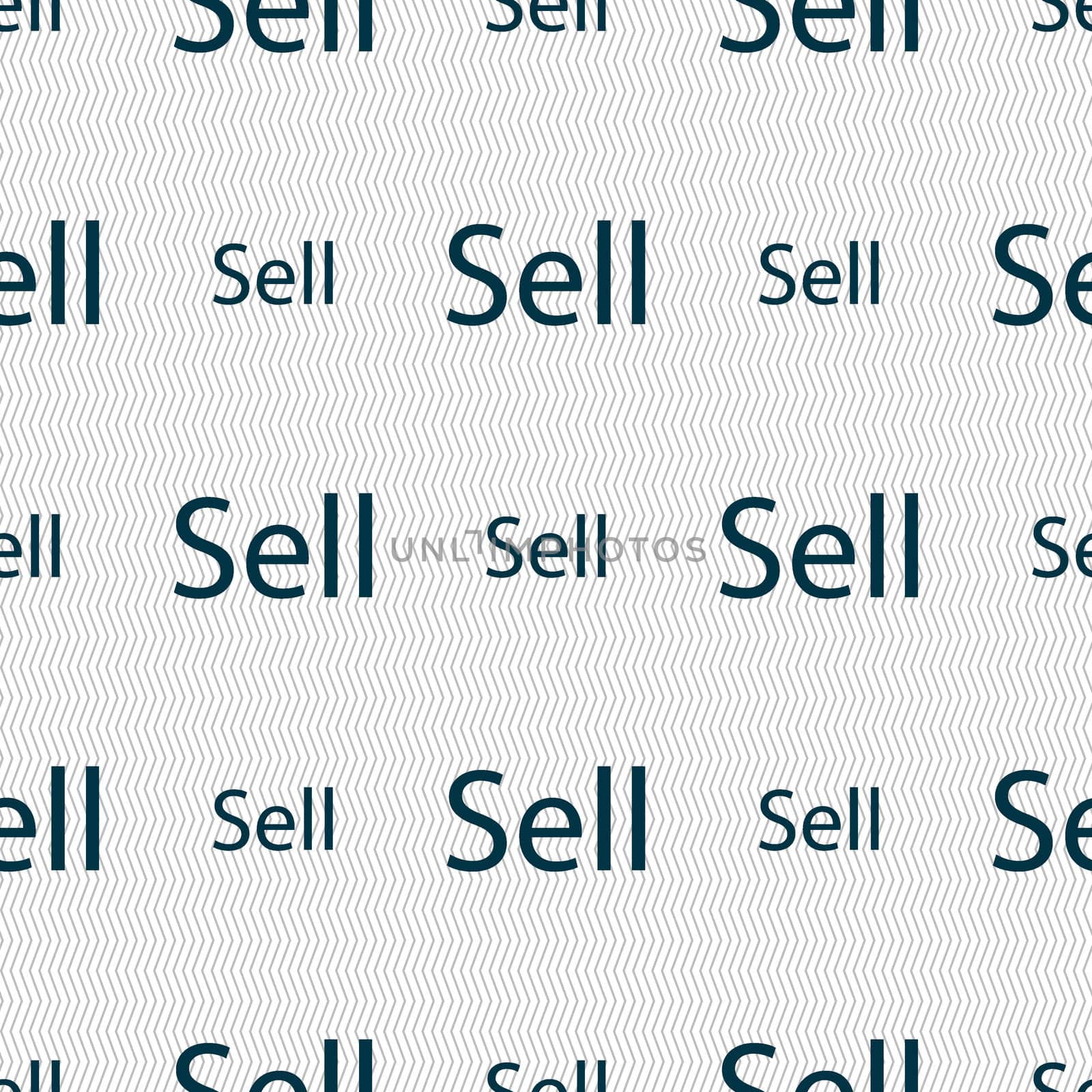 Sell sign icon. Contributor earnings button. Seamless abstract background with geometric shapes. illustration