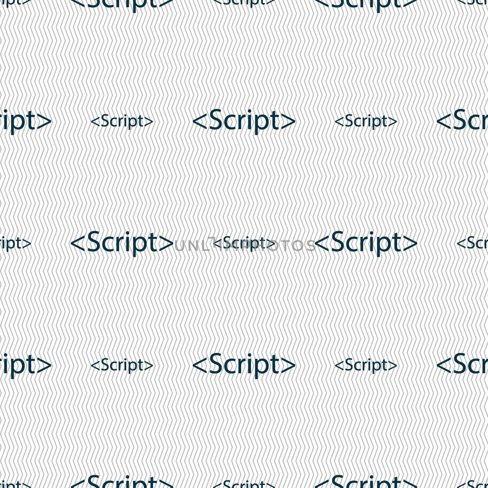 Script sign icon. Javascript code symbol. Seamless abstract background with geometric shapes. illustration