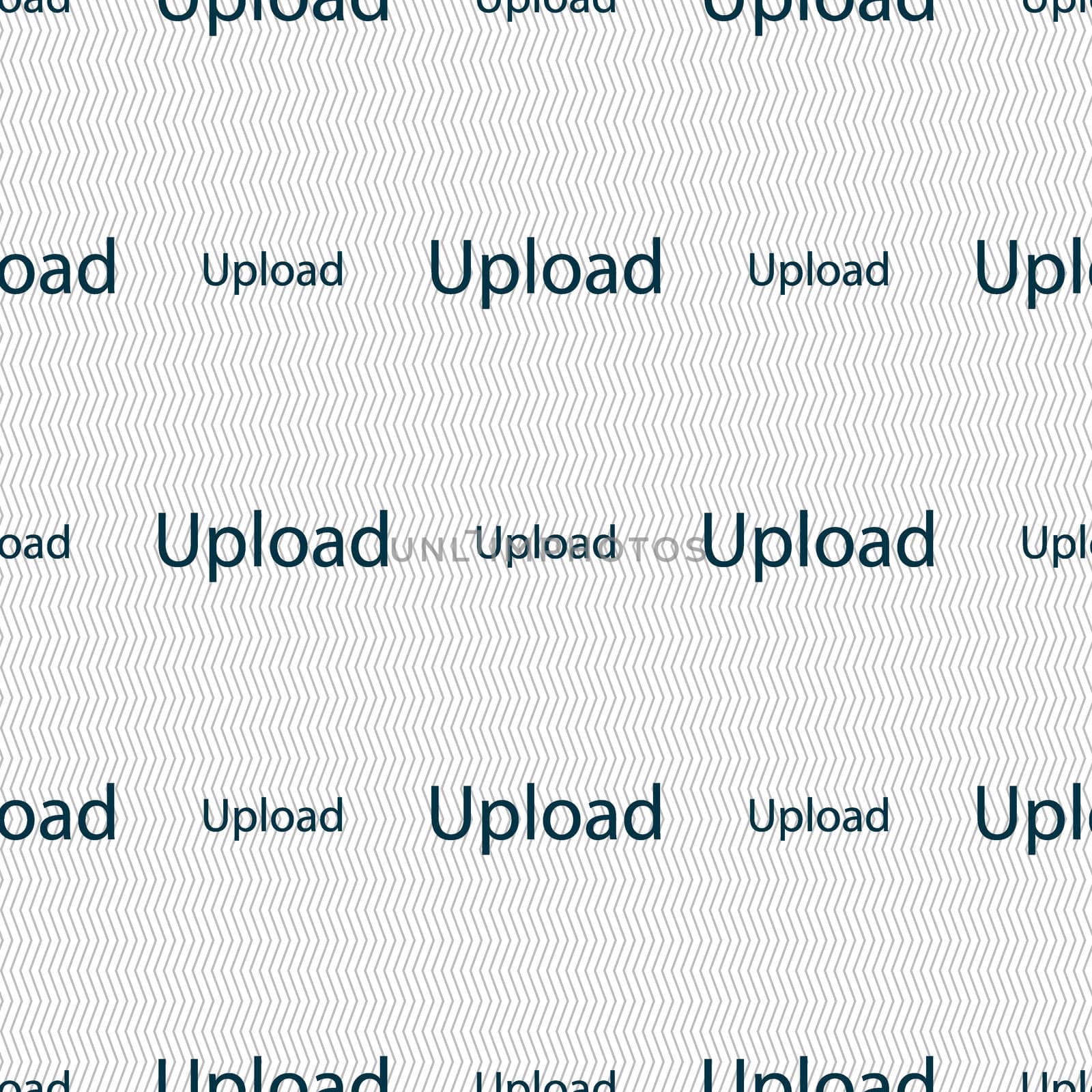 Upload sign icon. Load symbol. Seamless abstract background with geometric shapes.  by serhii_lohvyniuk