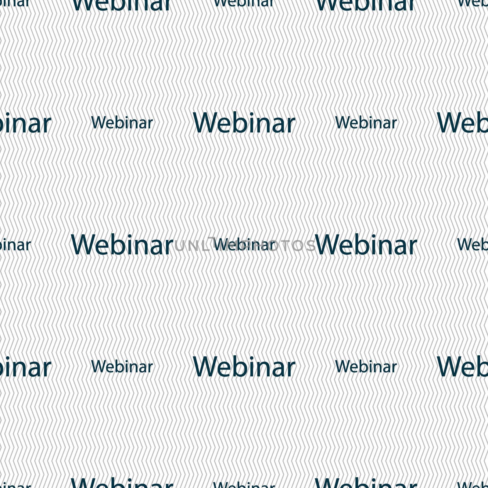 Webinar web camera sign icon. Online Web-study symbol. Seamless abstract background with geometric shapes. illustration