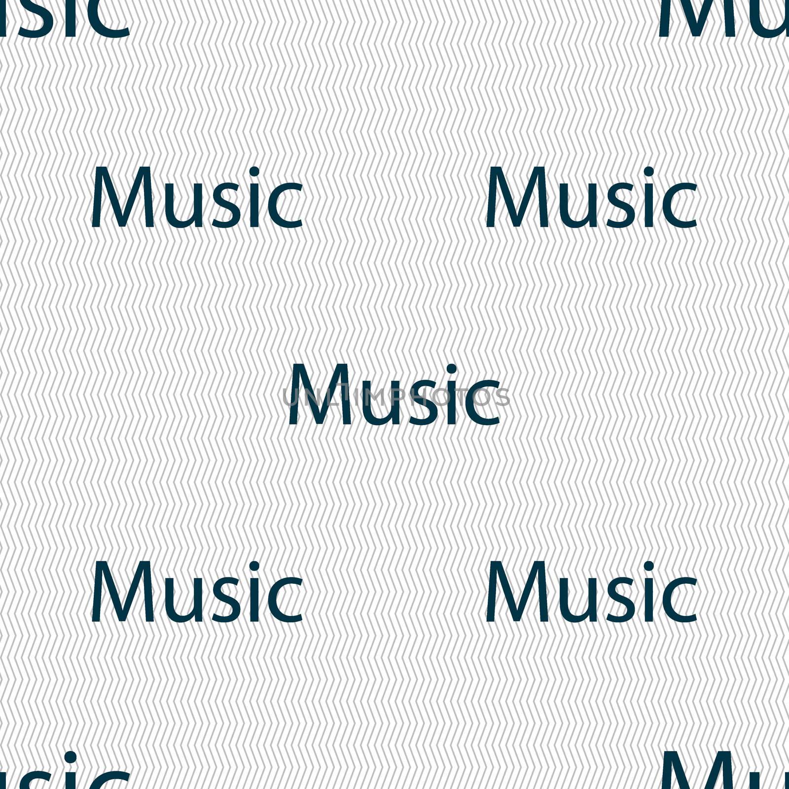 music sign icon. Karaoke symbol. Seamless abstract background with geometric shapes.  by serhii_lohvyniuk