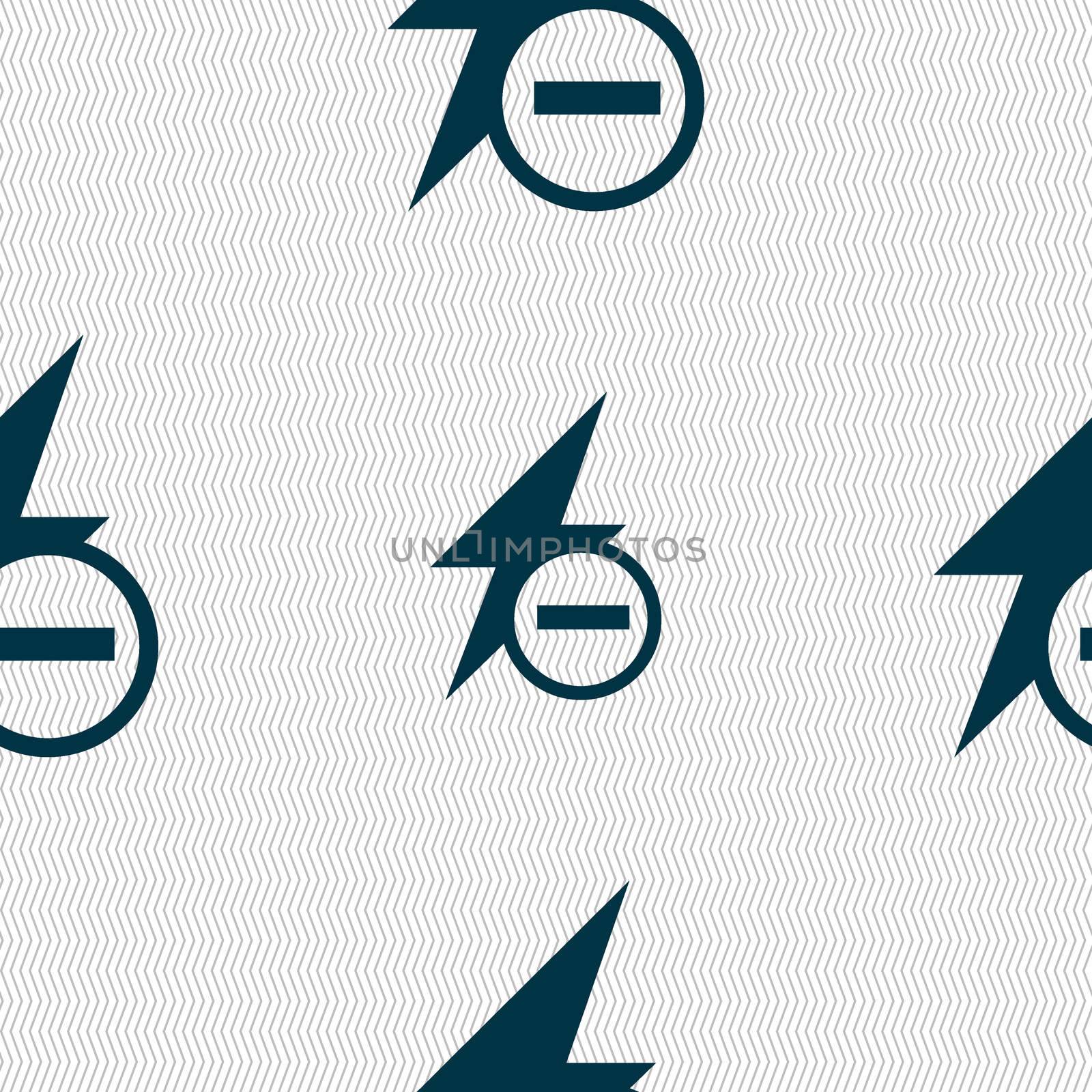 Photo flash icon sign. Seamless abstract background with geometric shapes.  by serhii_lohvyniuk