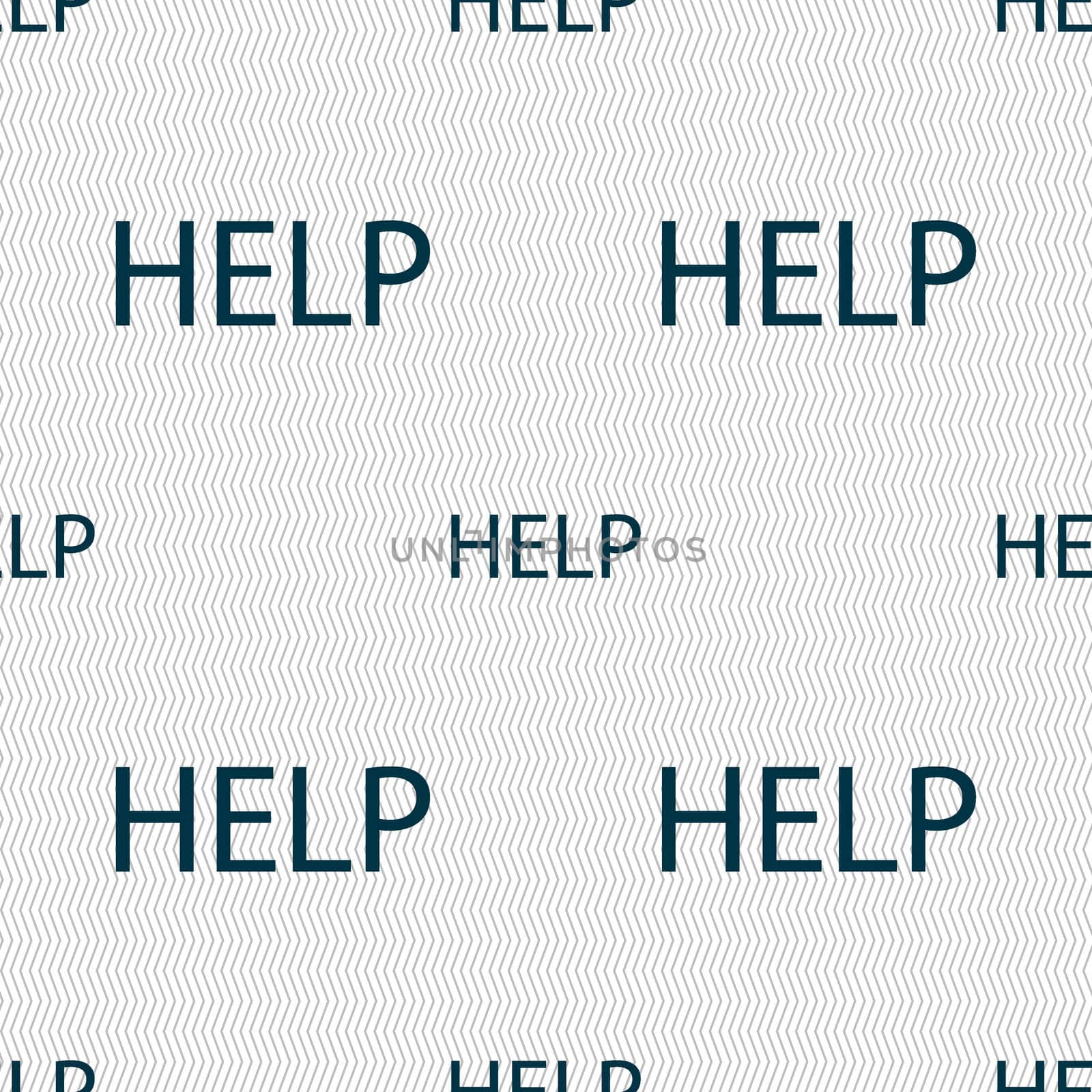Help point sign icon. Question symbol. Seamless abstract background with geometric shapes. illustration