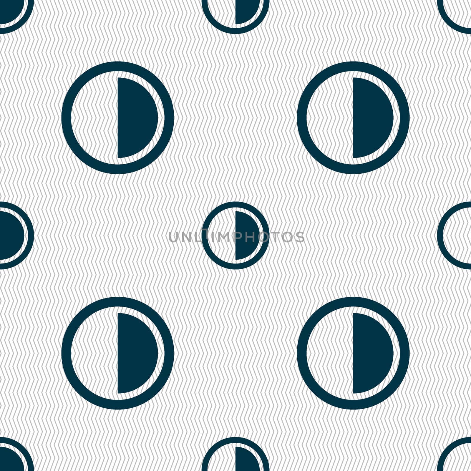 contrast icon sign. Seamless abstract background with geometric shapes. illustration