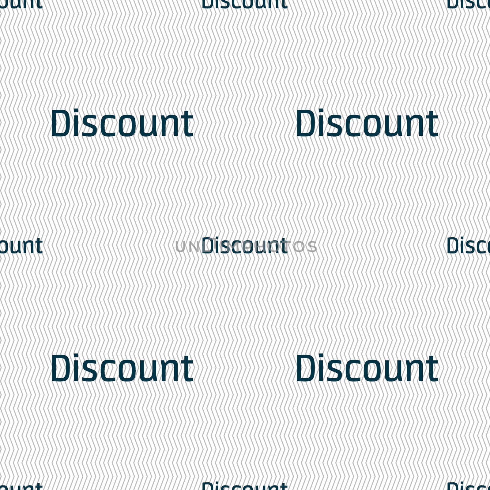 discount sign icon. Sale symbol. Special offer label. Seamless abstract background with geometric shapes. illustration