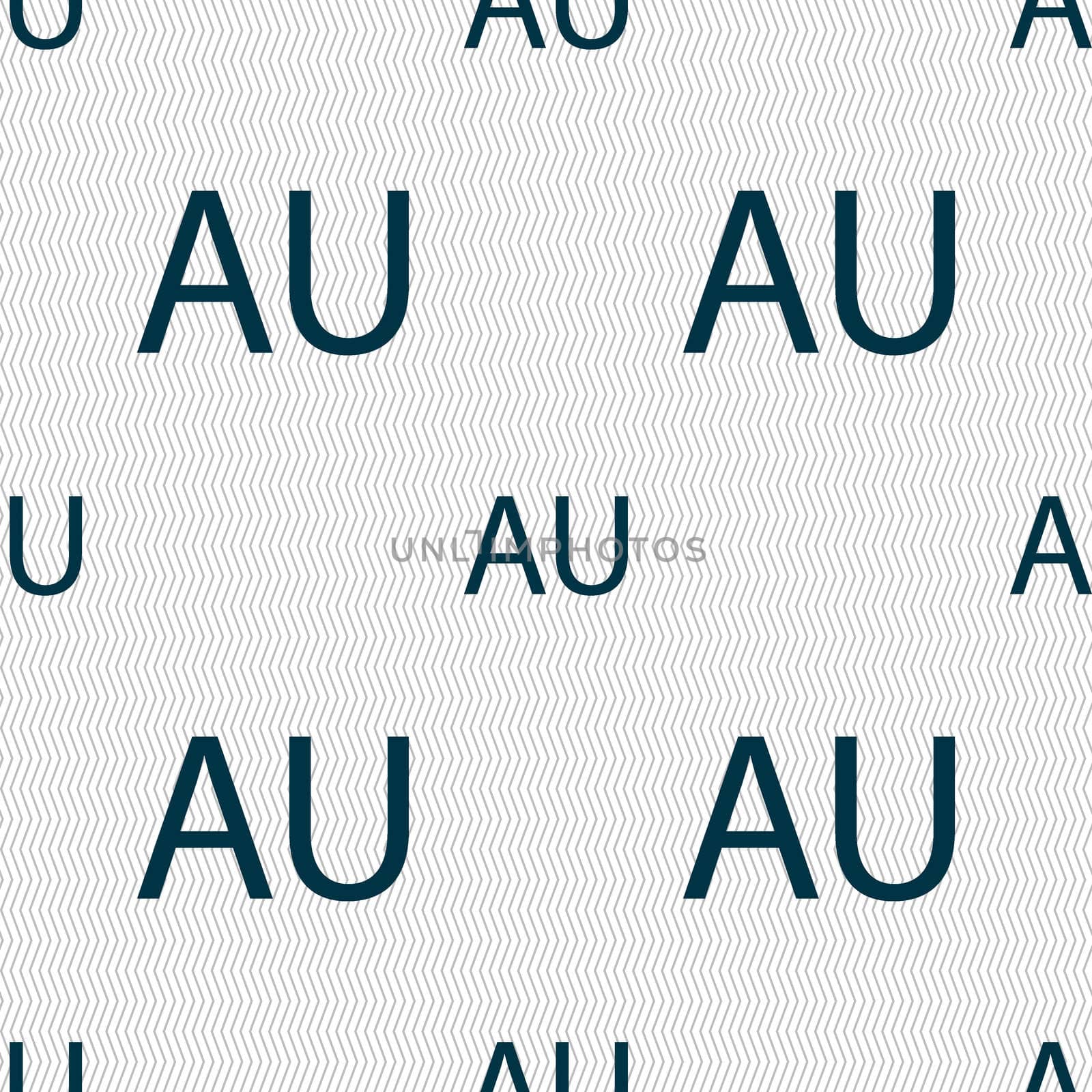 australia sign icon. Seamless abstract background with geometric shapes. illustration