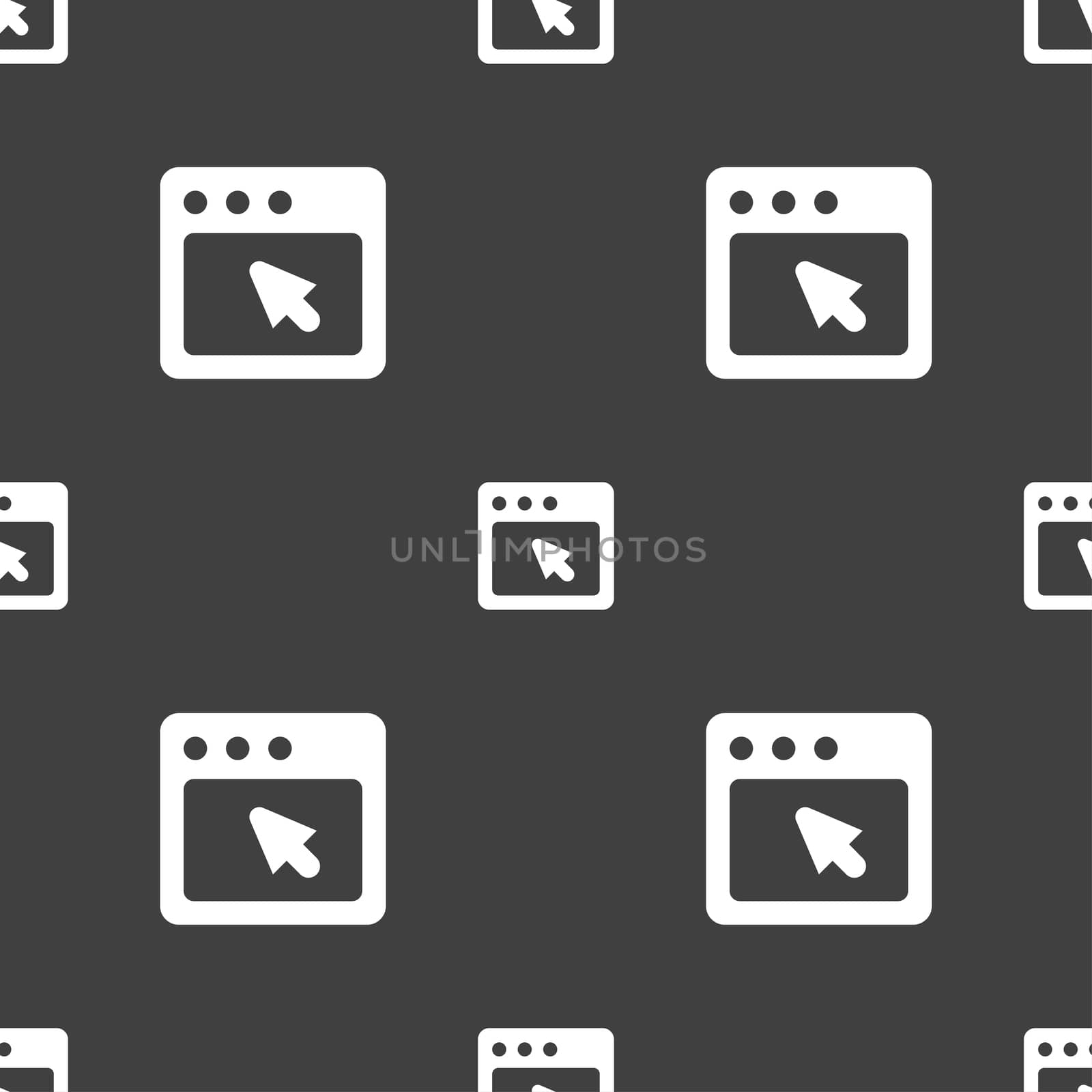 the dialog box icon sign. Seamless pattern on a gray background. illustration