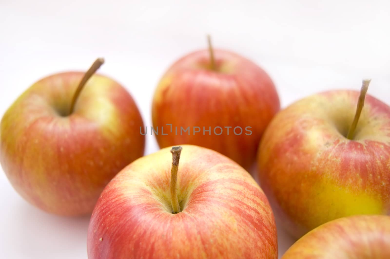 Apples conceptual image. Apples on isolated background.