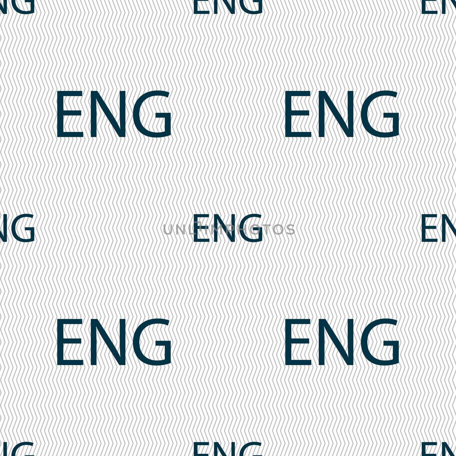 English sign icon. Great Britain symbol. Seamless abstract background with geometric shapes. illustration