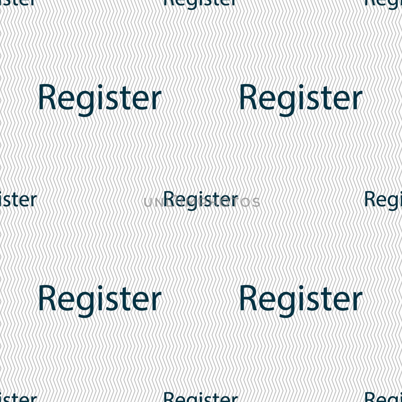 Register sign icon. Membership symbol. Website navigation. Seamless abstract background with geometric shapes. illustration