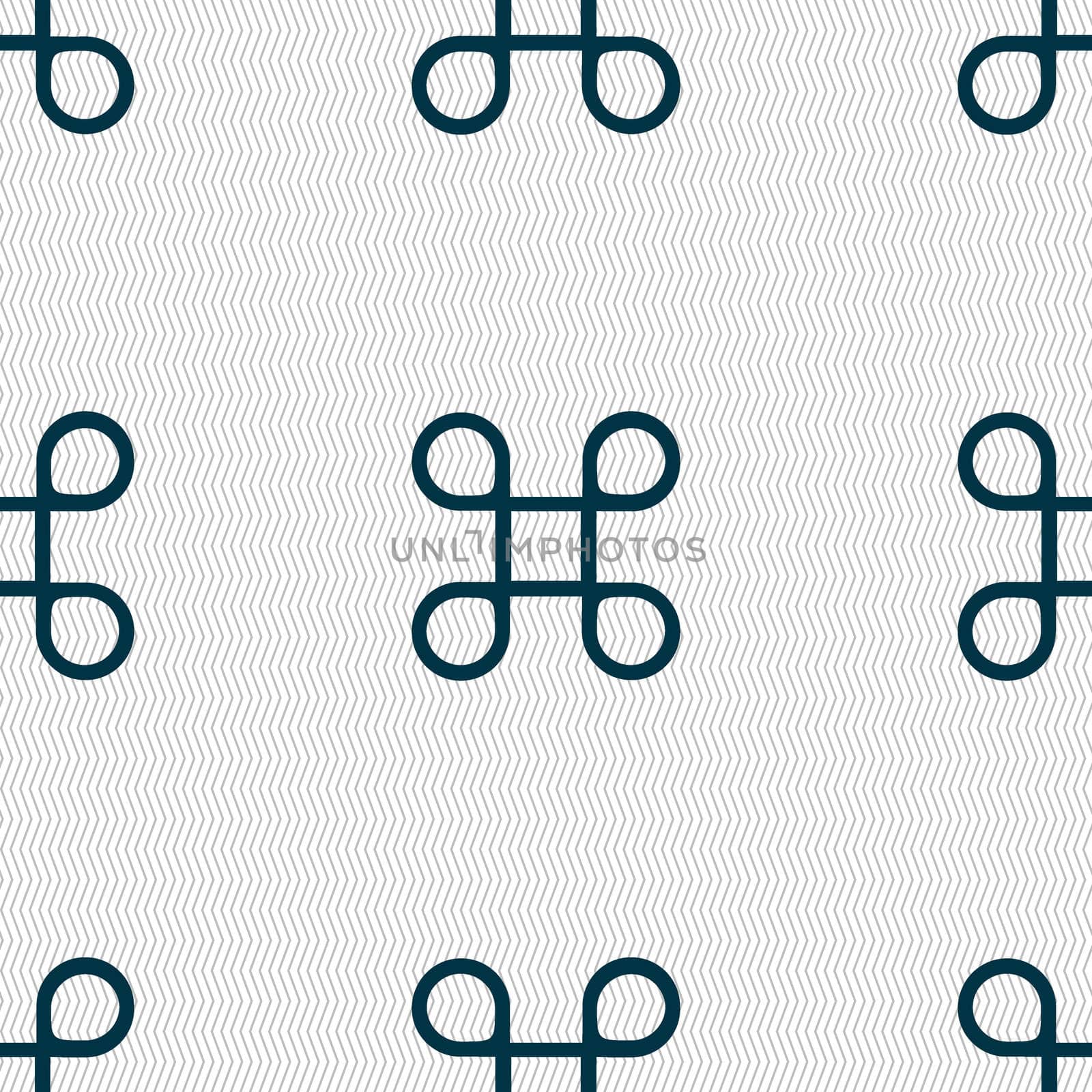 Keyboard Maestro icon. Seamless abstract background with geometric shapes.  by serhii_lohvyniuk