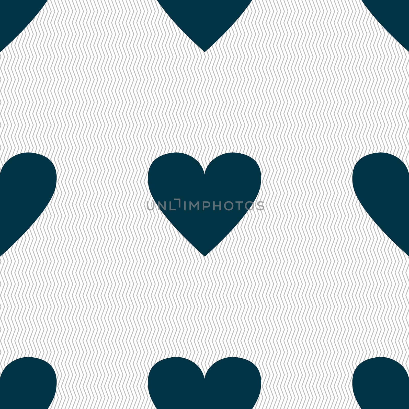 Heart sign icon. Love symbol. Seamless abstract background with geometric shapes.  by serhii_lohvyniuk