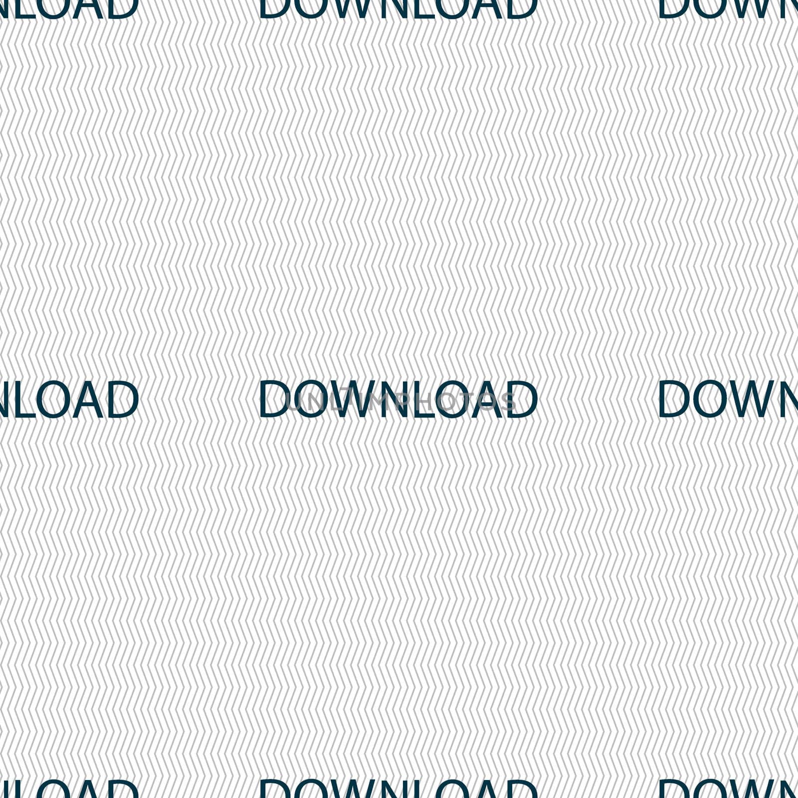 Download icon. Upload button. Load symbol. Seamless abstract background with geometric shapes.  by serhii_lohvyniuk