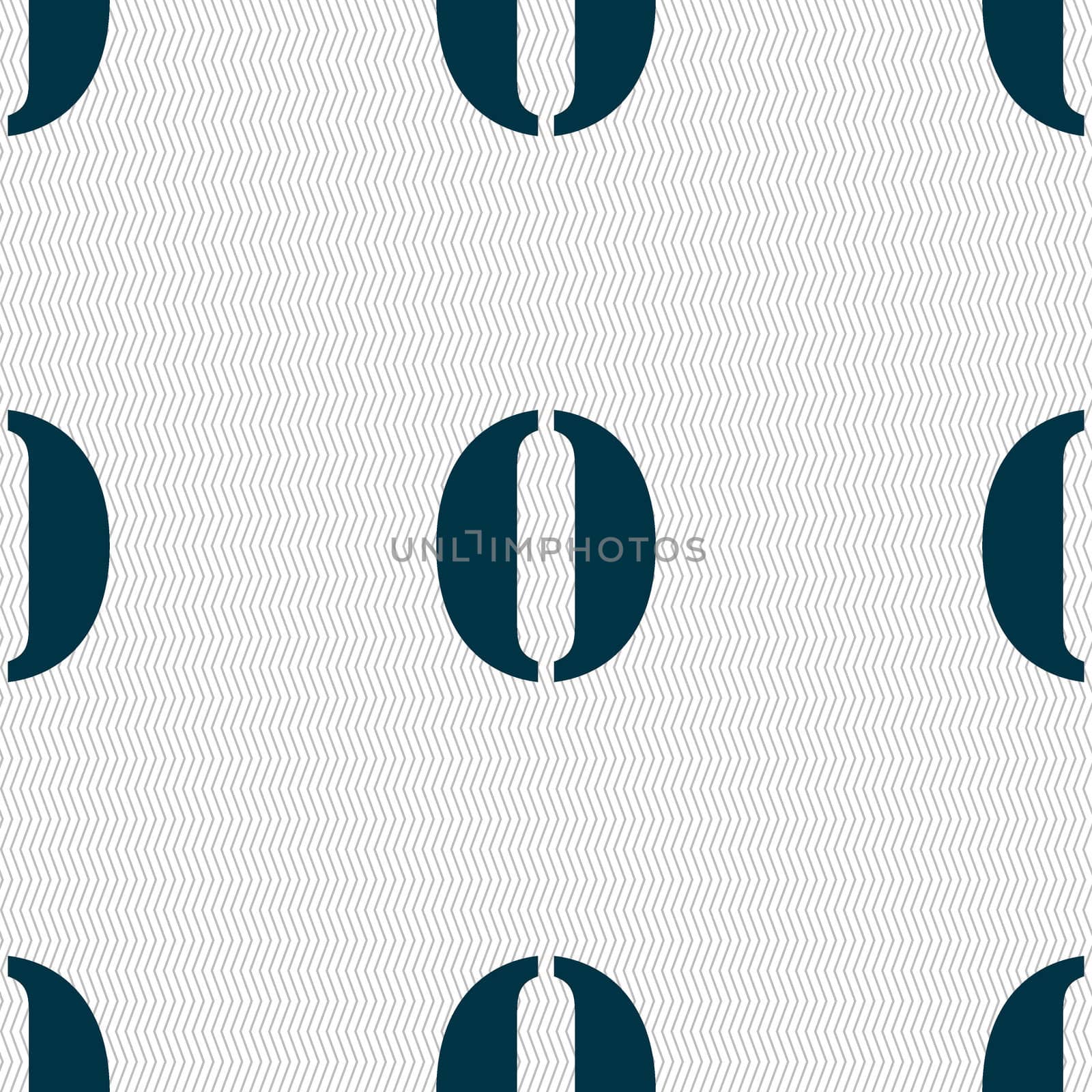 number zero icon sign. Seamless abstract background with geometric shapes.  by serhii_lohvyniuk