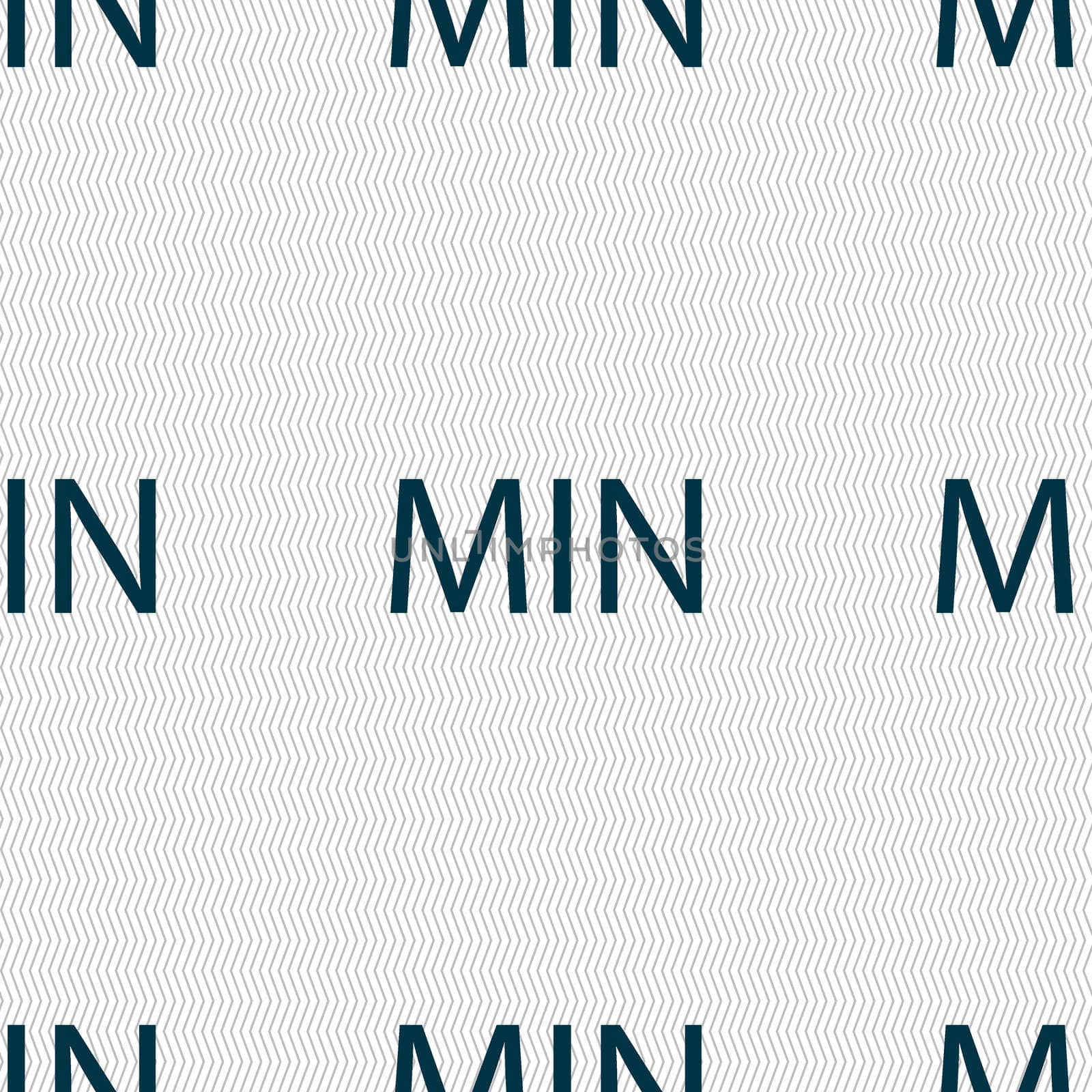 minimum sign icon. Seamless abstract background with geometric shapes.  by serhii_lohvyniuk