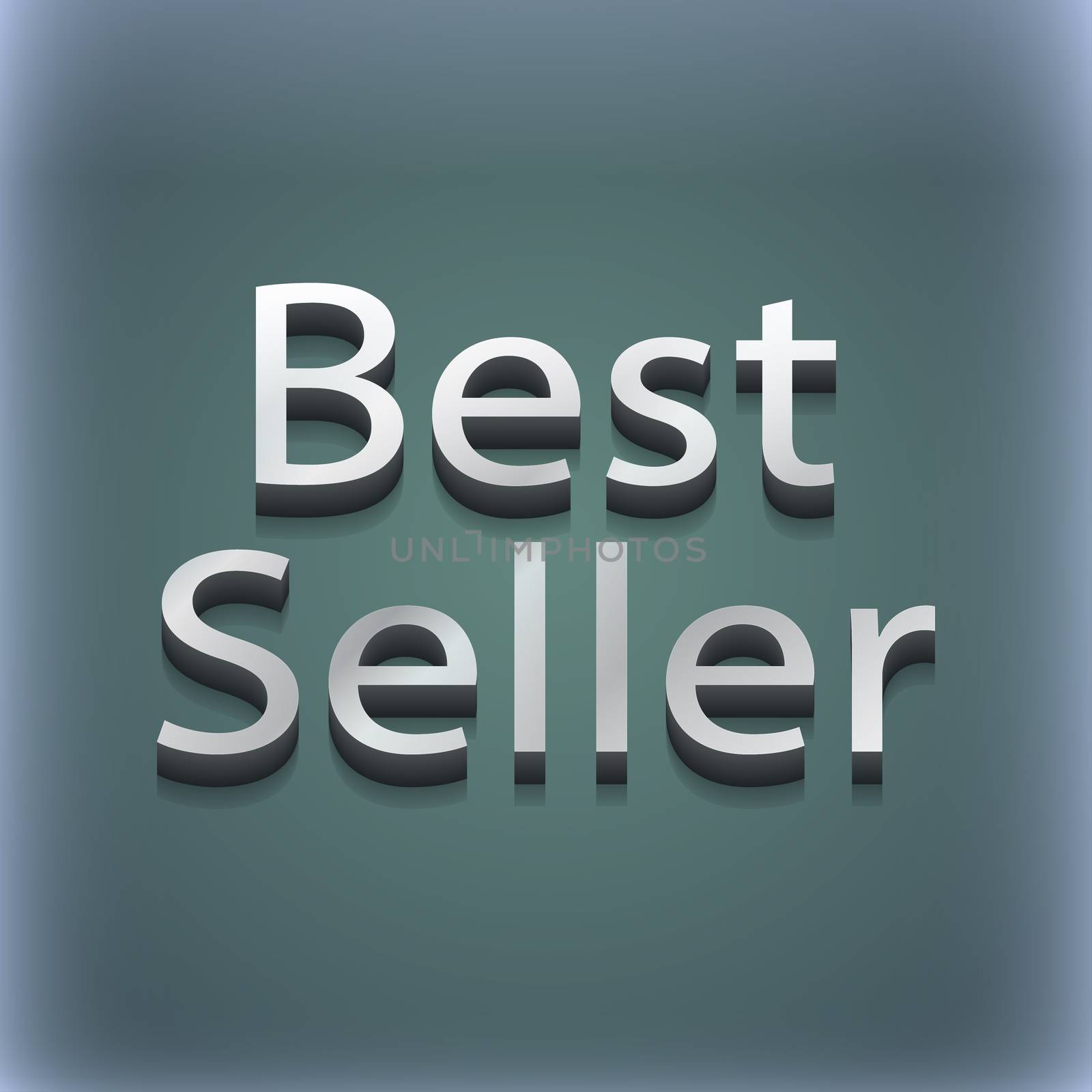 Best seller icon symbol. 3D style. Trendy, modern design with space for your text . Raster by serhii_lohvyniuk