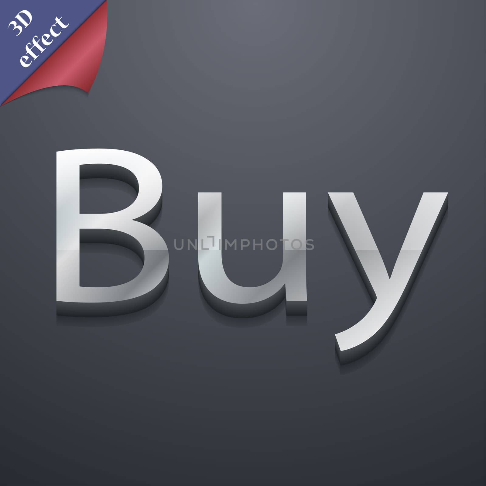 Buy icon symbol. 3D style. Trendy, modern design with space for your text . Rastrized by serhii_lohvyniuk