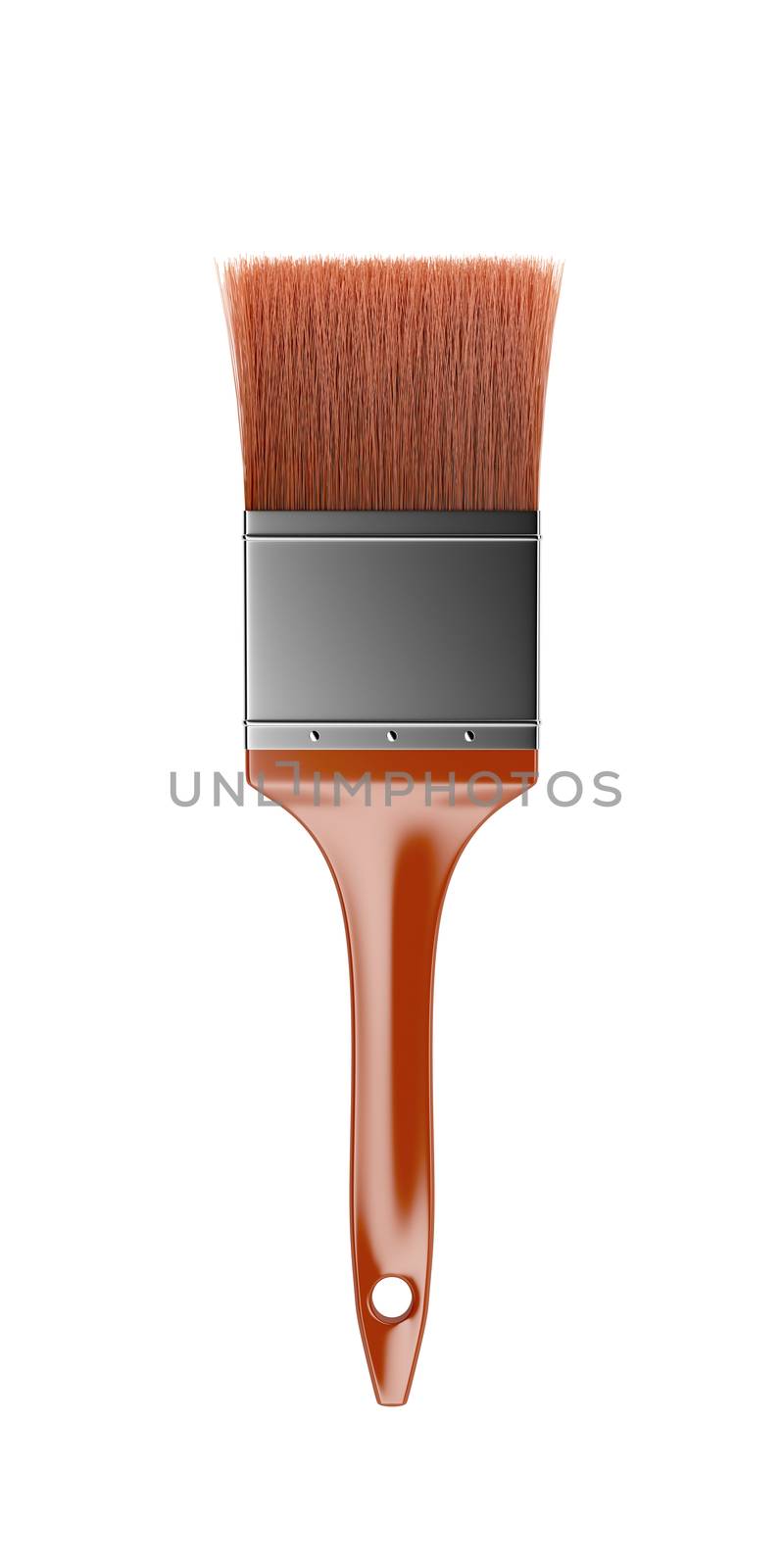 Paint brush isolated on white background