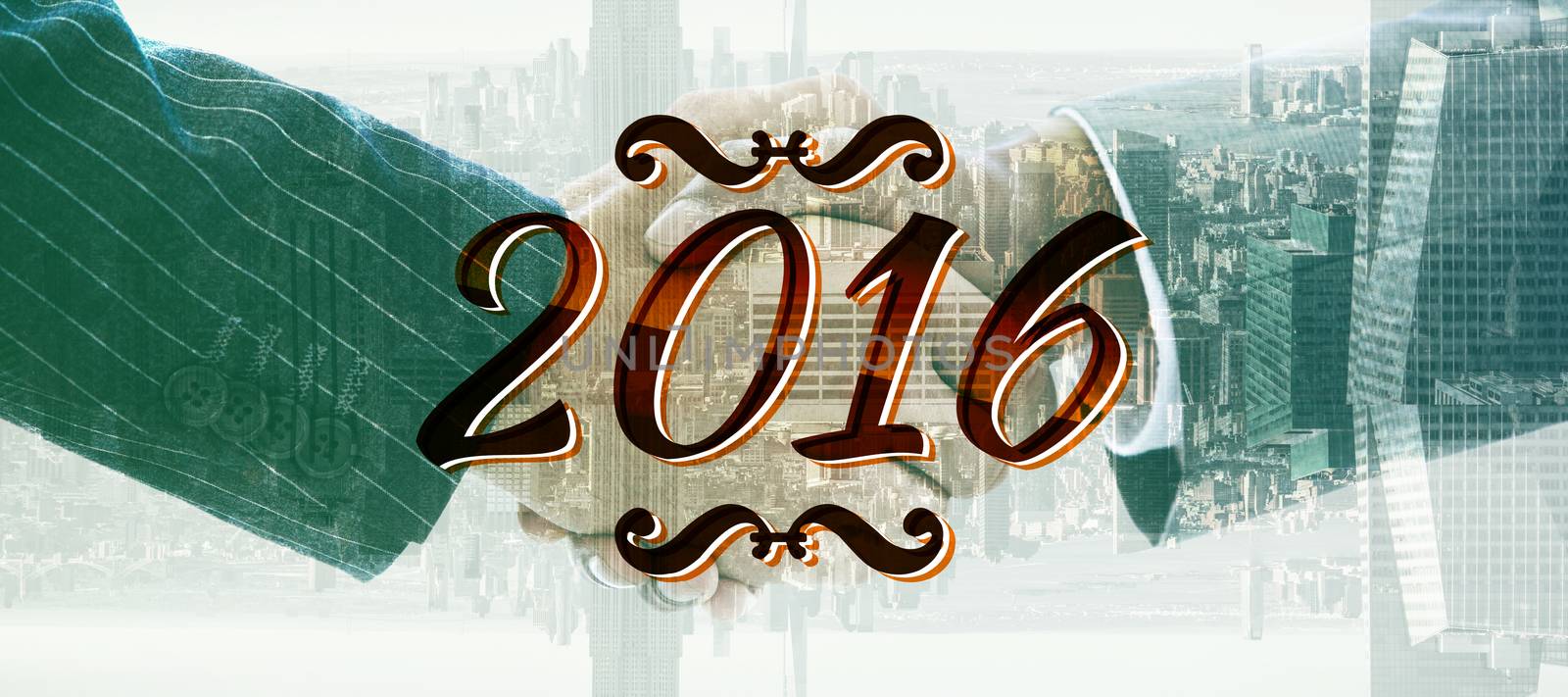 Composite image of new year graphic by Wavebreakmedia