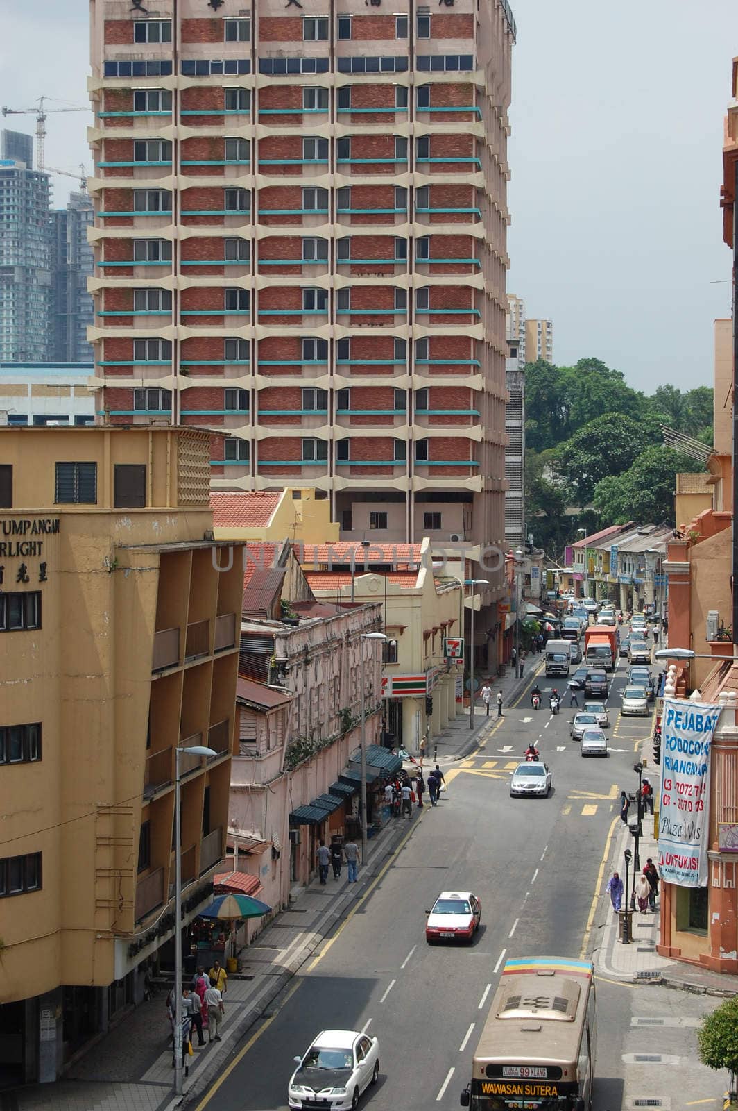 Kuala Lumpur city street, Malaysia